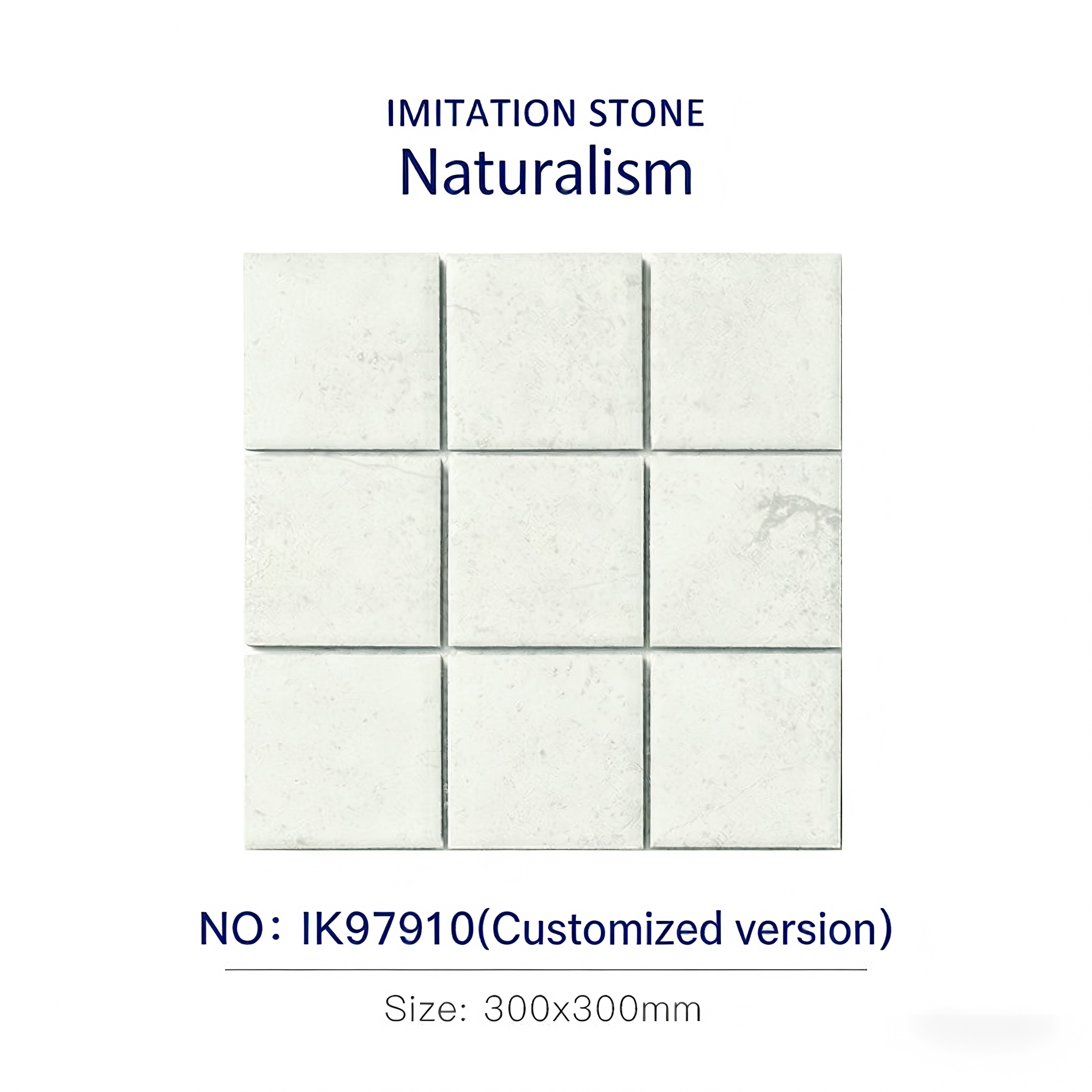 Shuang Ou Naturalistic Imitation Stone Ceramic Mosaic Wabi Sabi Wind Swimming Pool Hotel Homestay Pool Landscape Pool Ceramic Tile - Tile(Small Stone) / Pool Tiles / Specialized Outdoor Tiles | CHEERFUL Kenya detail view