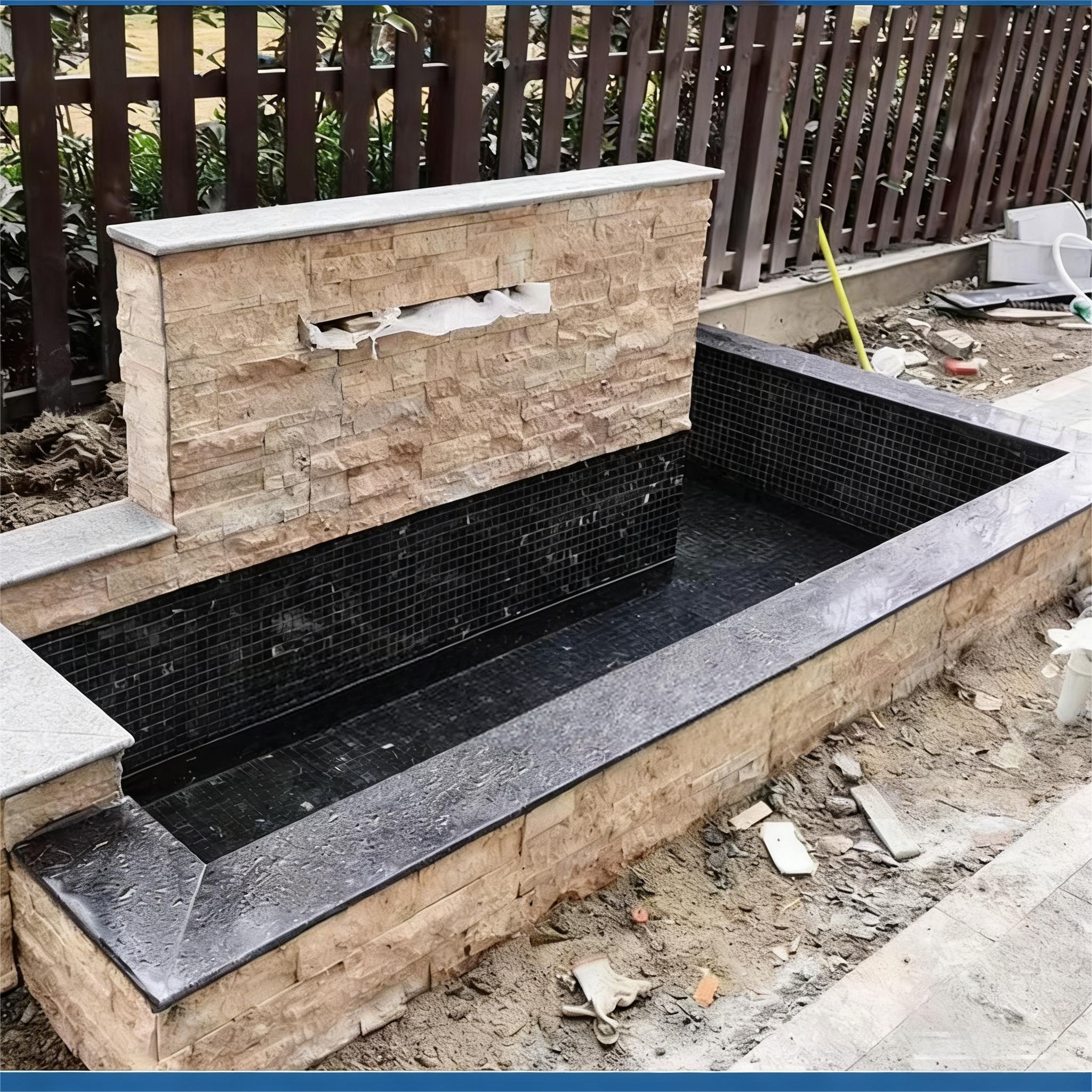 Stone mosaic tiles, small pieces of bathroom, bath pool, swimming pool, large flower green pool, fish pool, marble retro style - Tile(Small Stone) / Pool Tiles / Specialized Outdoor Tiles | CHEERFUL Kenya image 14 detail view