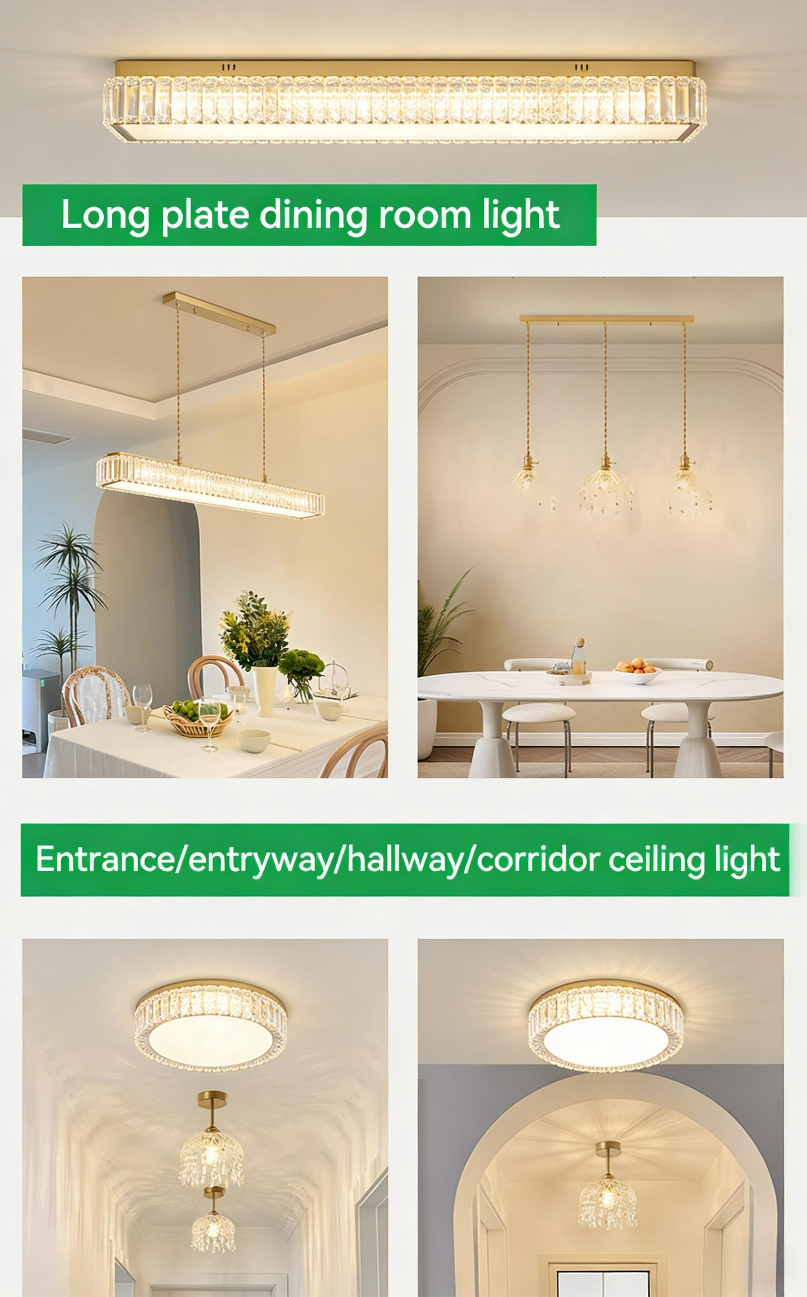 Hallway Lighting, Corridor Lighting, Modern Minimalist Style, Staircase Entrance Hall, Balcony Lighting, French Crystal Chandelier, Small Pendant Light (P271) - Lighting Fixtures | CHEERFUL Kenya image 10 detail view