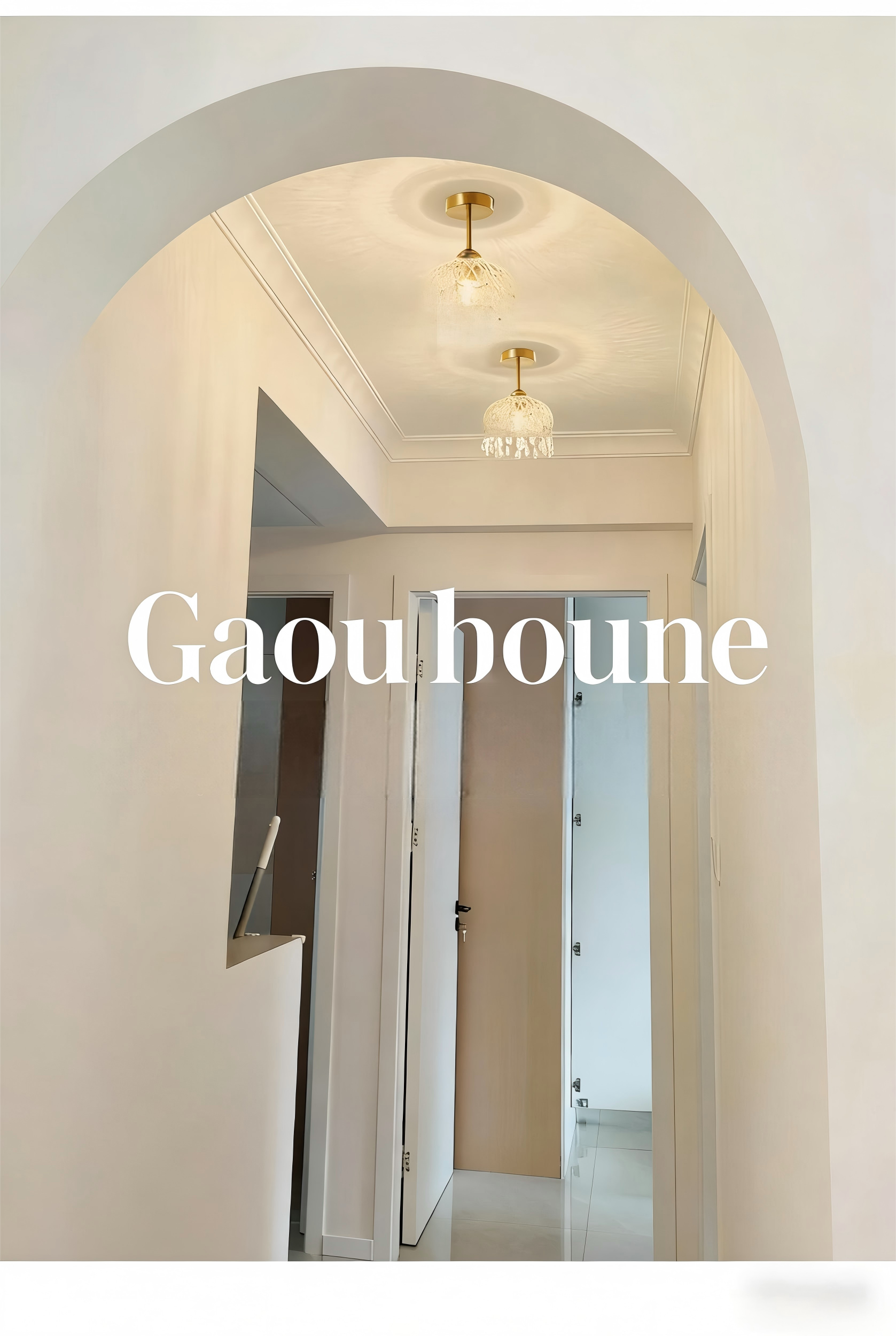 Hallway Lighting, Corridor Lighting, Modern Minimalist Style, Staircase Entrance Hall, Balcony Lighting, French Crystal Chandelier, Small Pendant Light (P271) - Lighting Fixtures | CHEERFUL Kenya image 15 detail view
