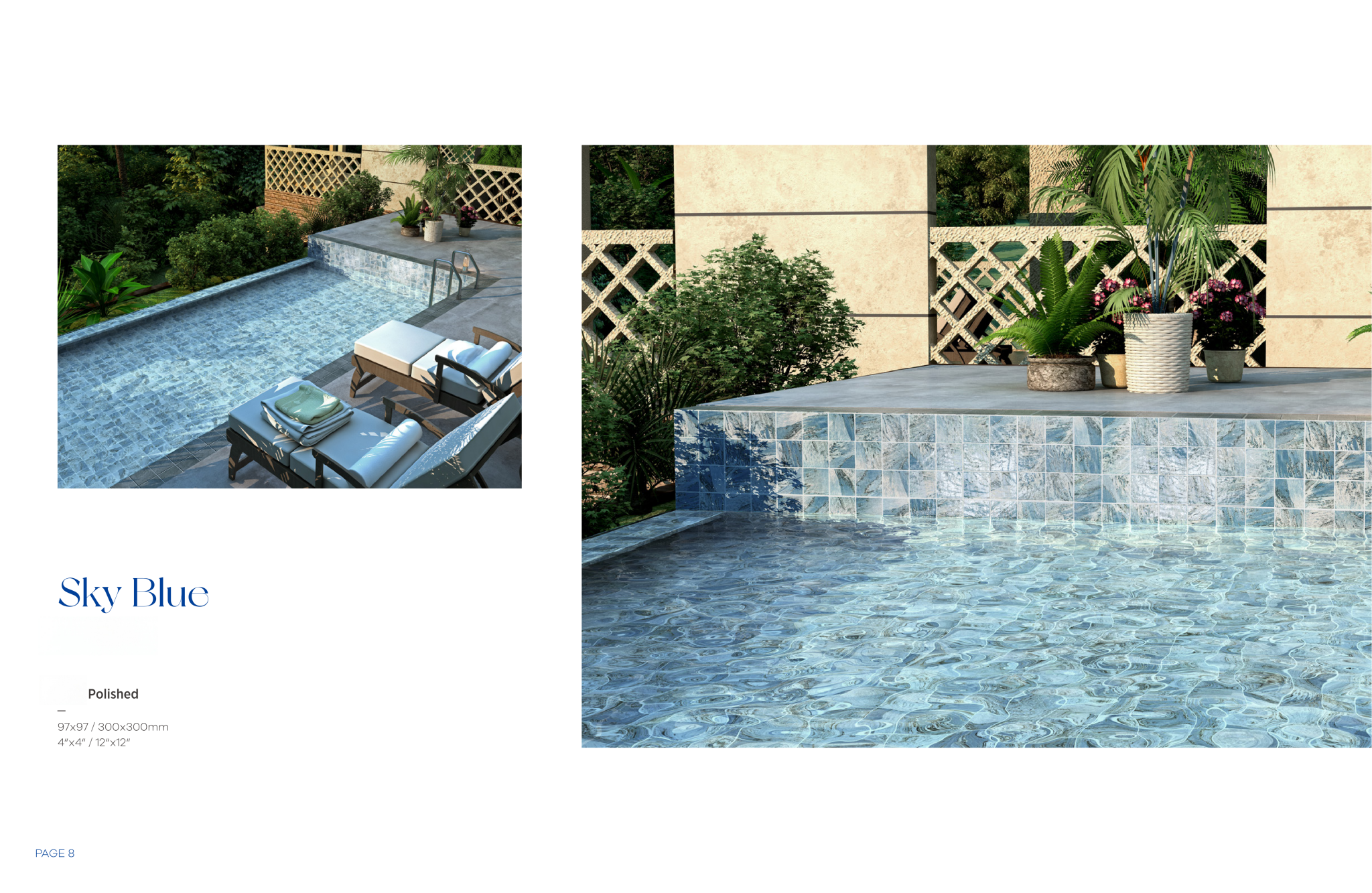 Pool Tiles and Mosaic - Tile(Small Stone) / Pool Tiles / Specialized Outdoor Tiles | CHEERFUL Kenya image 6 detail view