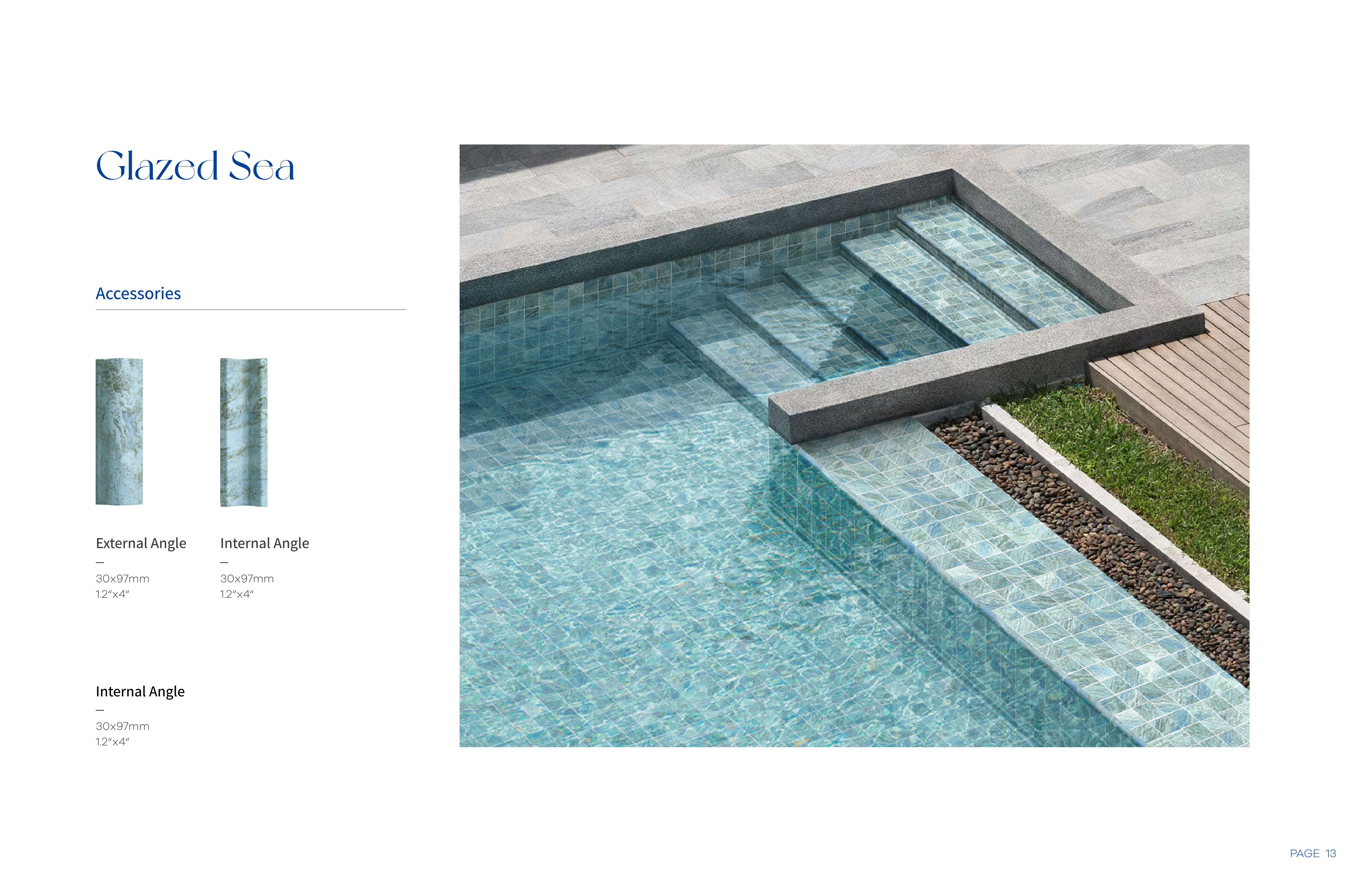 Pool Tiles and Mosaic - Tile(Small Stone) / Pool Tiles / Specialized Outdoor Tiles | CHEERFUL Kenya image 10 detail view