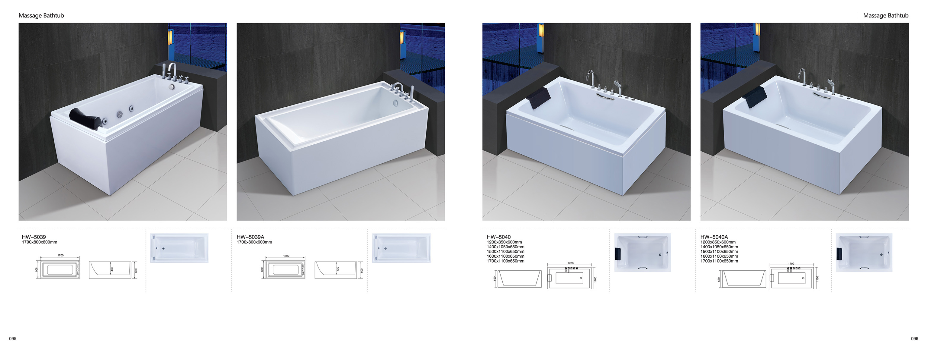 Massage Bathtub - Sanitary Ware | CHEERFUL Kenya image 10 detail view