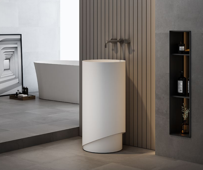 Bathroom-Freestanding Basin - Sanitary Ware | CHEERFUL Kenya image 3