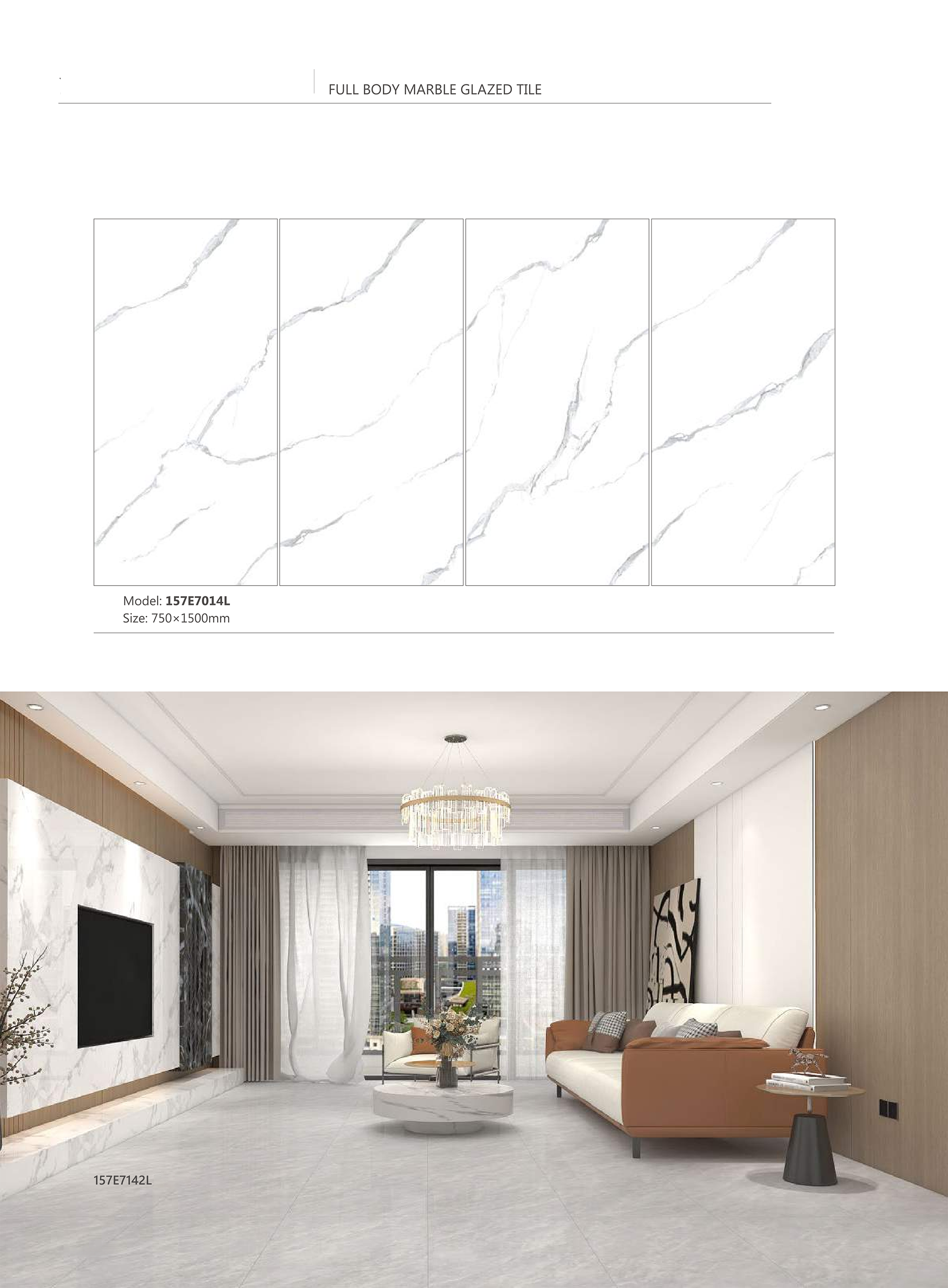 Diamond Full-Body Marble Series - Tile(Thick stone) | CHEERFUL Kenya image 11 detail view