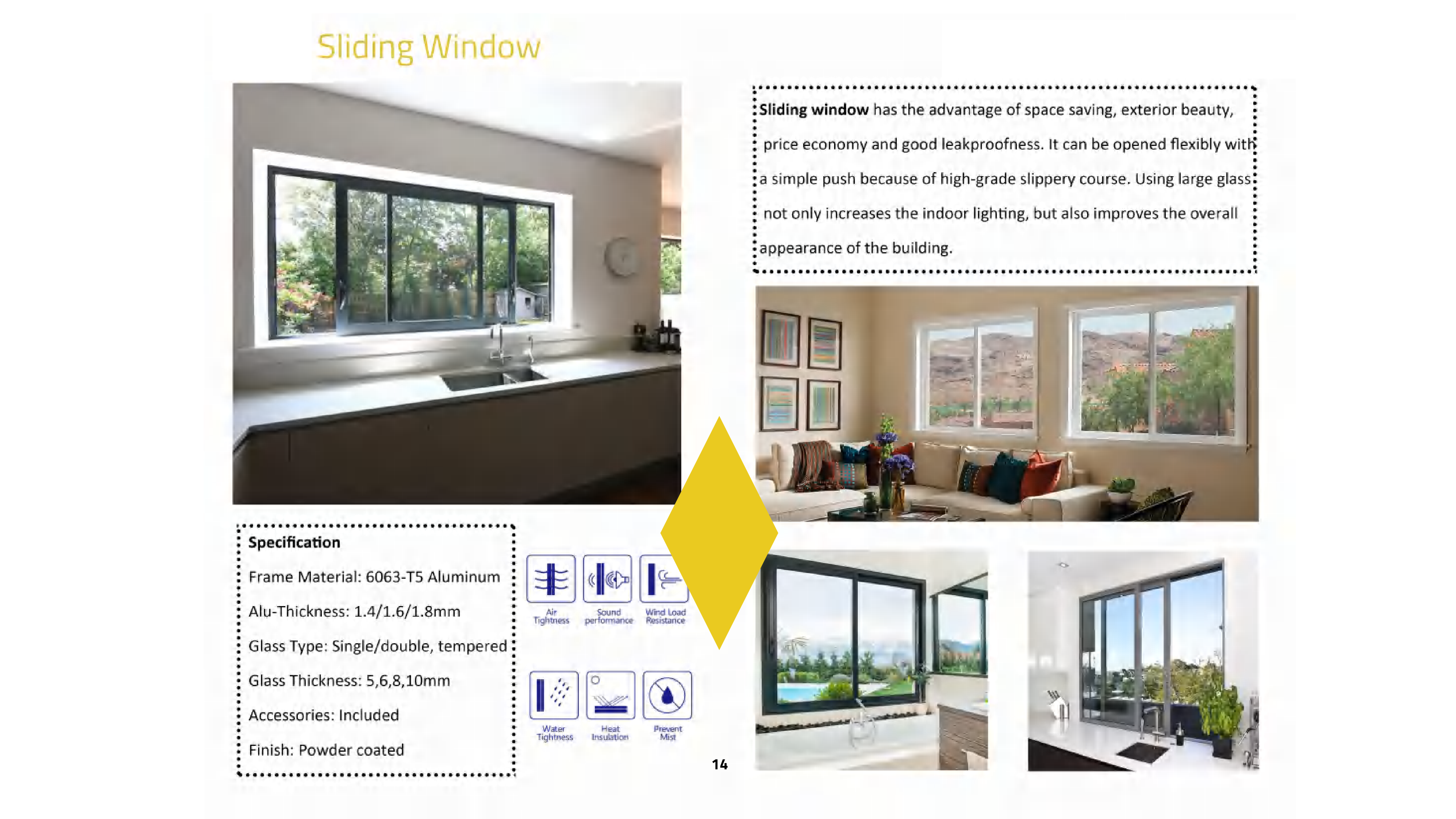 Casement/Folding/Sliding/Awning/Single/Double Hung Window - Door/Window | CHEERFUL Kenya image 3 detail view