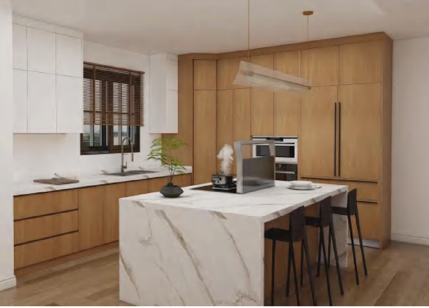 Melamine Kitchen - Custom Kitchen Cabinets & Countertop | CHEERFUL Kenya image 6