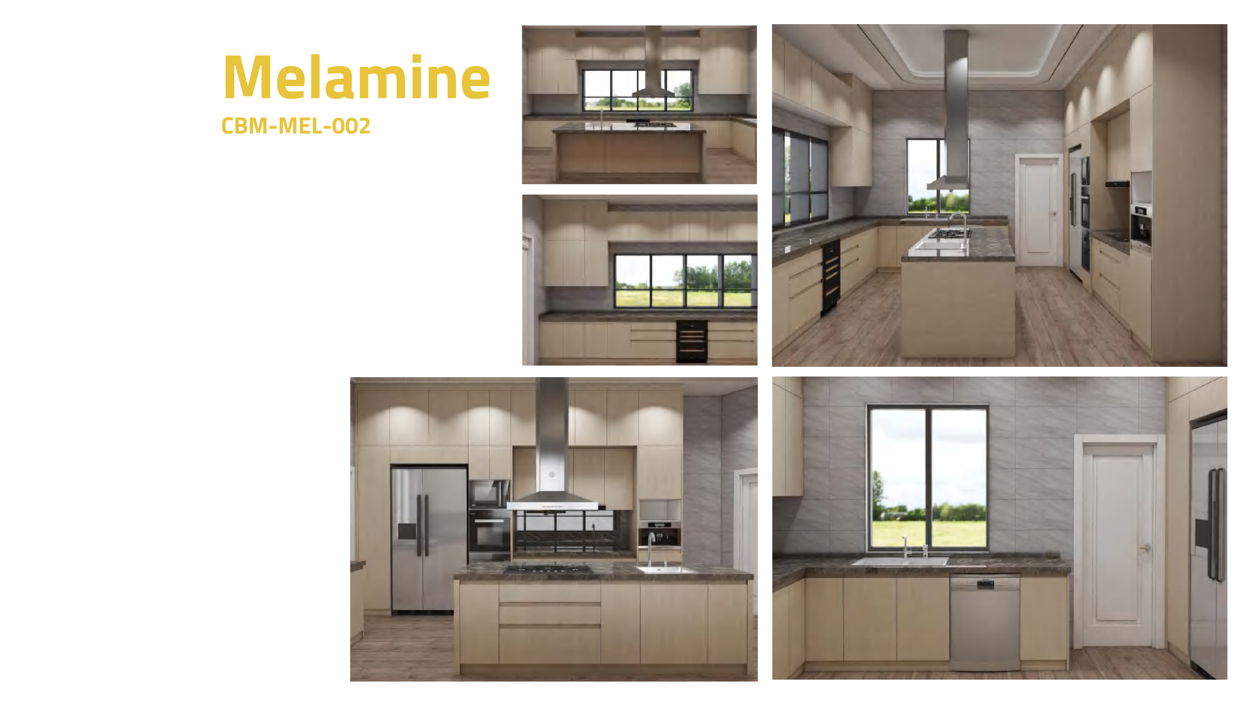 Melamine Kitchen - Custom Kitchen Cabinets & Countertop | CHEERFUL Kenya image 2 detail view