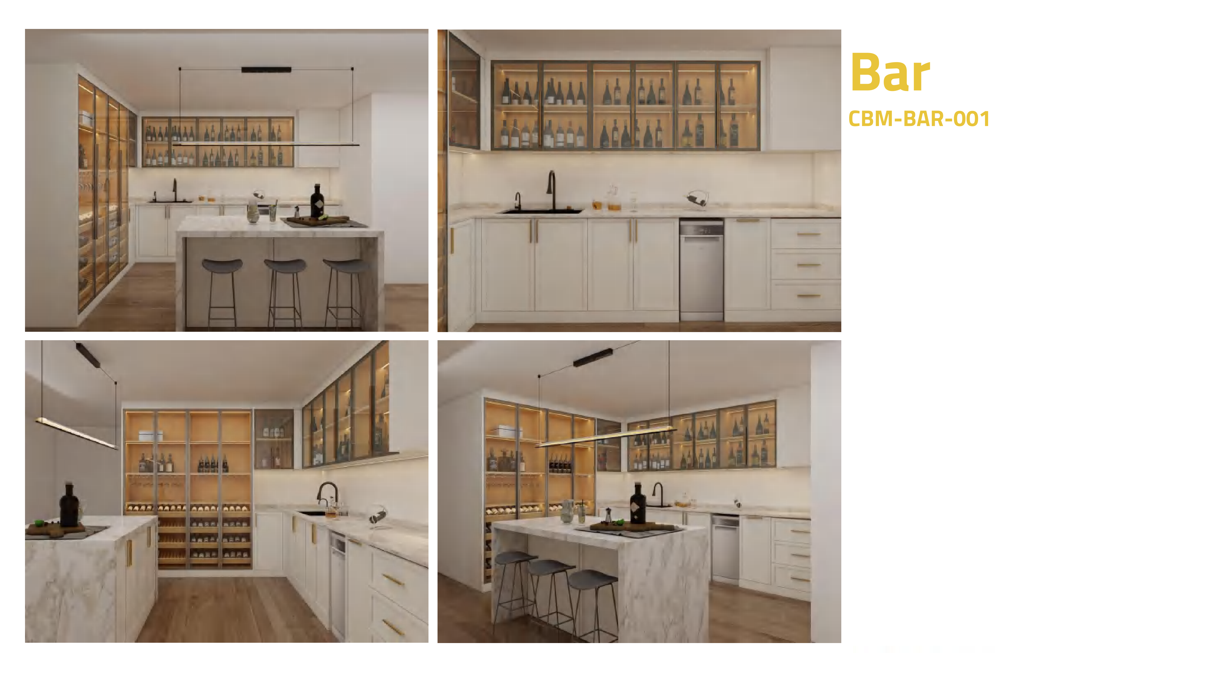 Bar - Custom Kitchen Cabinets & Countertop | CHEERFUL Kenya detail view