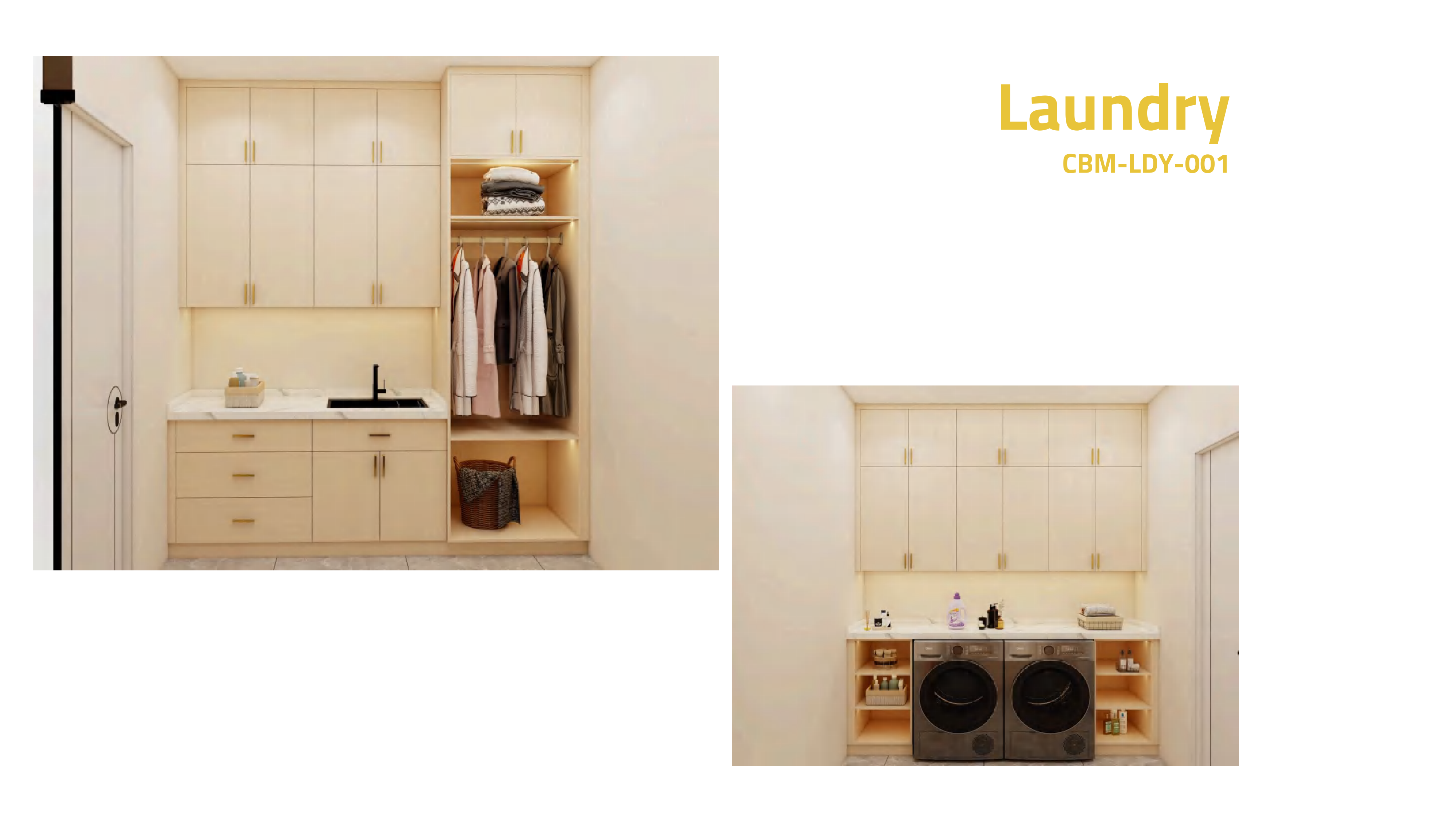 Laundry - Custom Kitchen Cabinets & Countertop | CHEERFUL Kenya detail view