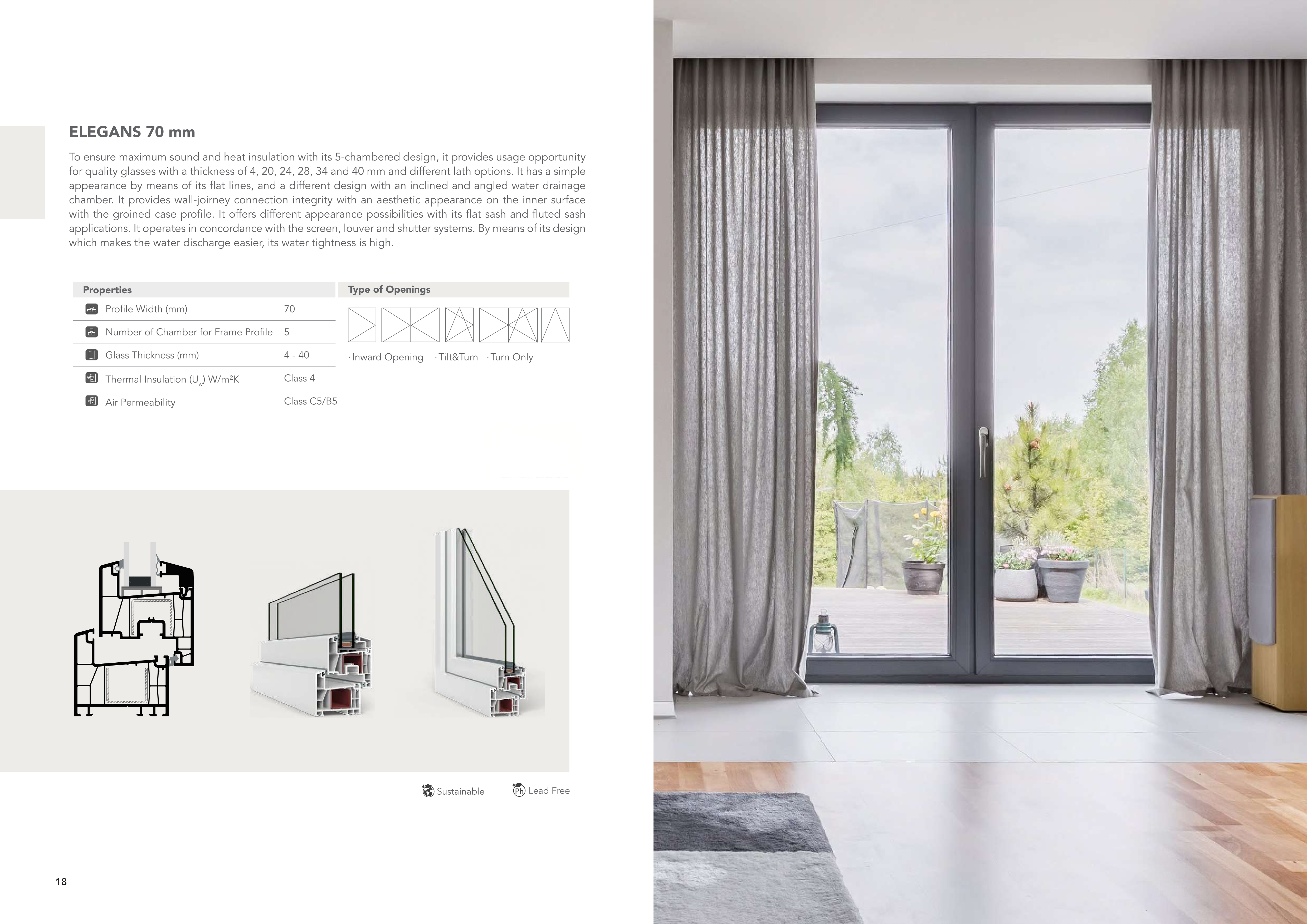 uPVC Door and Window Systems - Door/Window | CHEERFUL Kenya image 6 detail view