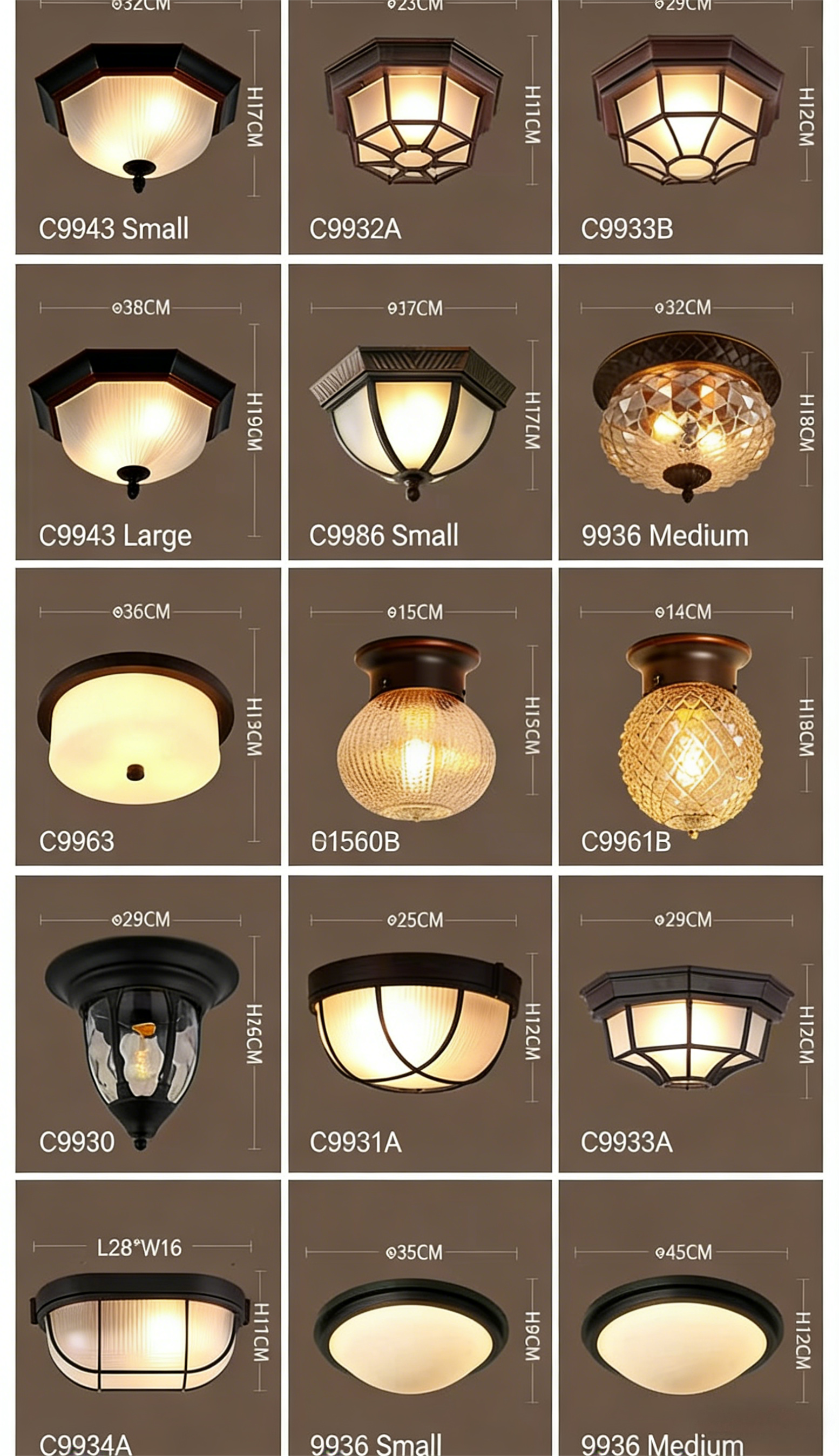 American ceiling light, European creative retro industrial style balcony corridor hallway foyer bedroom dining room lighting fixtures - Lighting Fixtures | CHEERFUL Kenya image 3 detail view