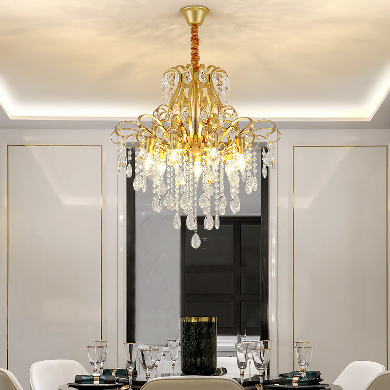 American style pendant lights, balcony hallway entrance lights, European style crystal pendant lights - Lighting Fixtures | CHEERFUL Kenya image 2
