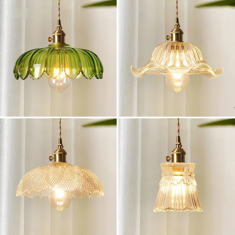 Vintage bedside corridor glass lamp bar cafe homestay restaurant chandelier - Lighting Fixtures | CHEERFUL Kenya image 2