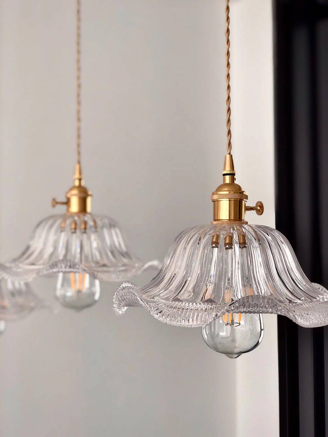 Vintage bedside corridor glass lamp bar cafe homestay restaurant chandelier - Lighting Fixtures | CHEERFUL Kenya image 3