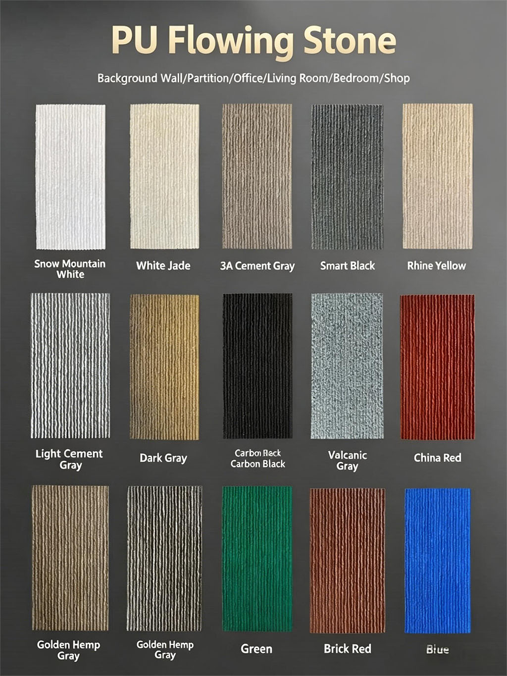 PU sea rot wood weathering, wood imitation board, carbonized board lightweight cultural brick background wall - PU Stone | CHEERFUL Kenya image 9 detail view