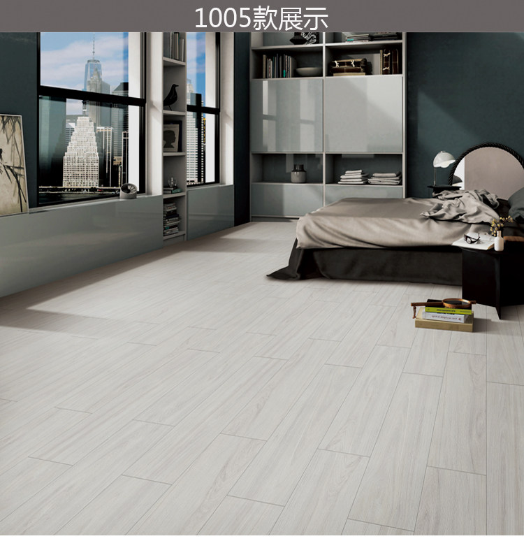 Straight-edge full-ceramic wood grain tiles, imitation solid wood floor tiles, living room anti-slip floor tiles - Flooring | CHEERFUL Kenya image 6 detail view