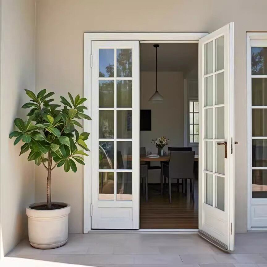 Modern minimalist style, creative French checkered glass versatile doors and windows - Door/Window | CHEERFUL Kenya detail view