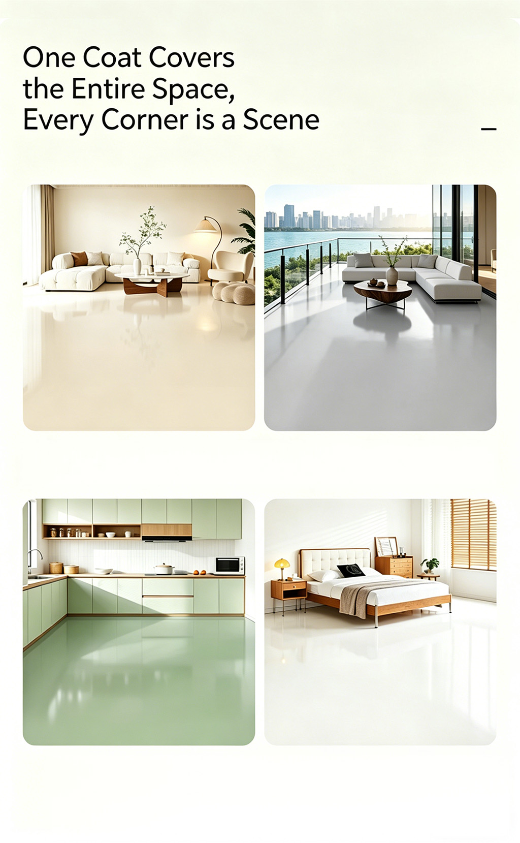 Floor paint, cement floor renovation, wear-resistant self-leveling water-based epoxy floor paint - Panels / Coating | CHEERFUL Kenya image 2 detail view