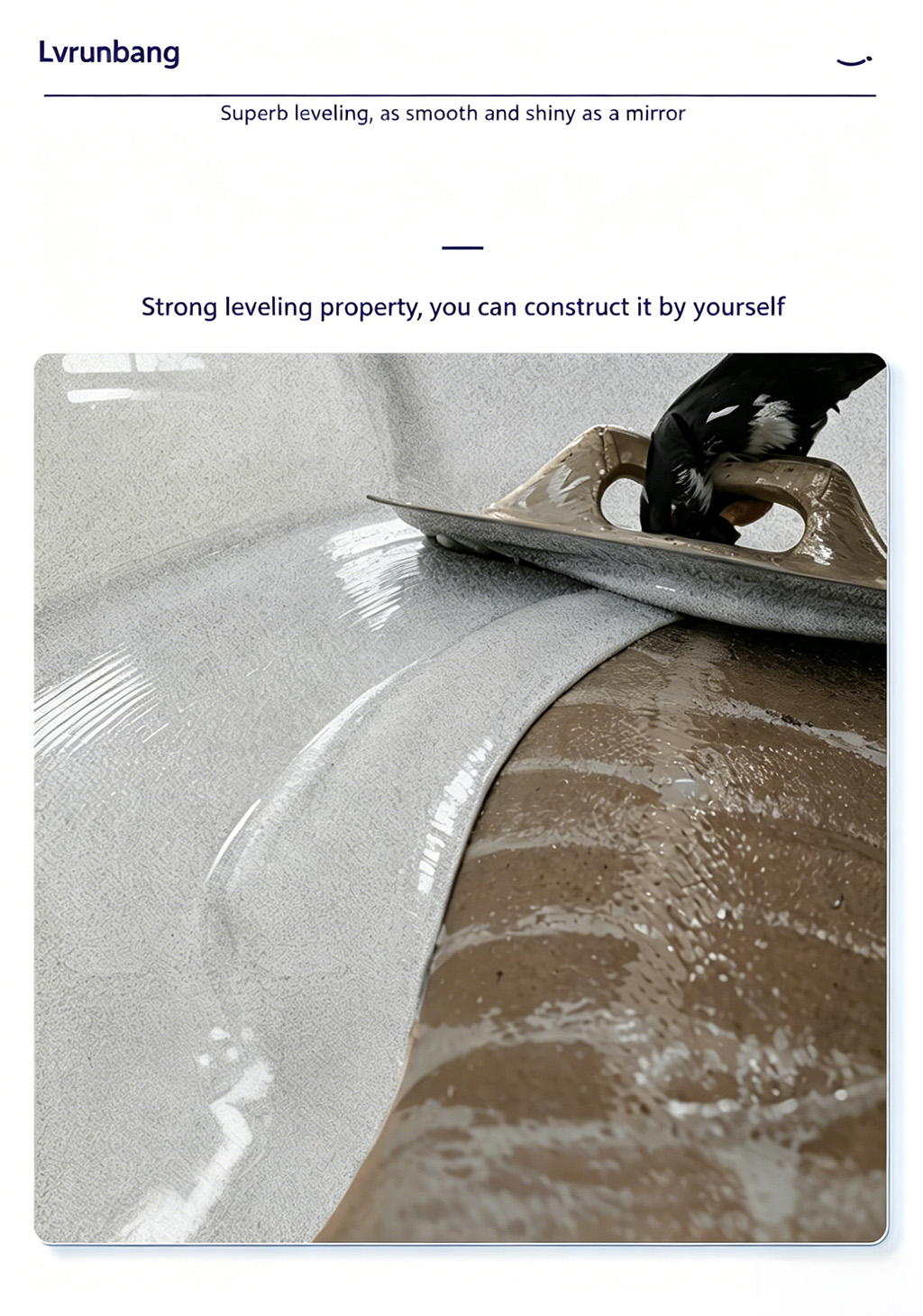 Epoxy colored sand self-leveling cement floor paint, anti-slip and wear-resistant resin paint imitating marble tiles - Panels / Coating | CHEERFUL Kenya image 3 detail view