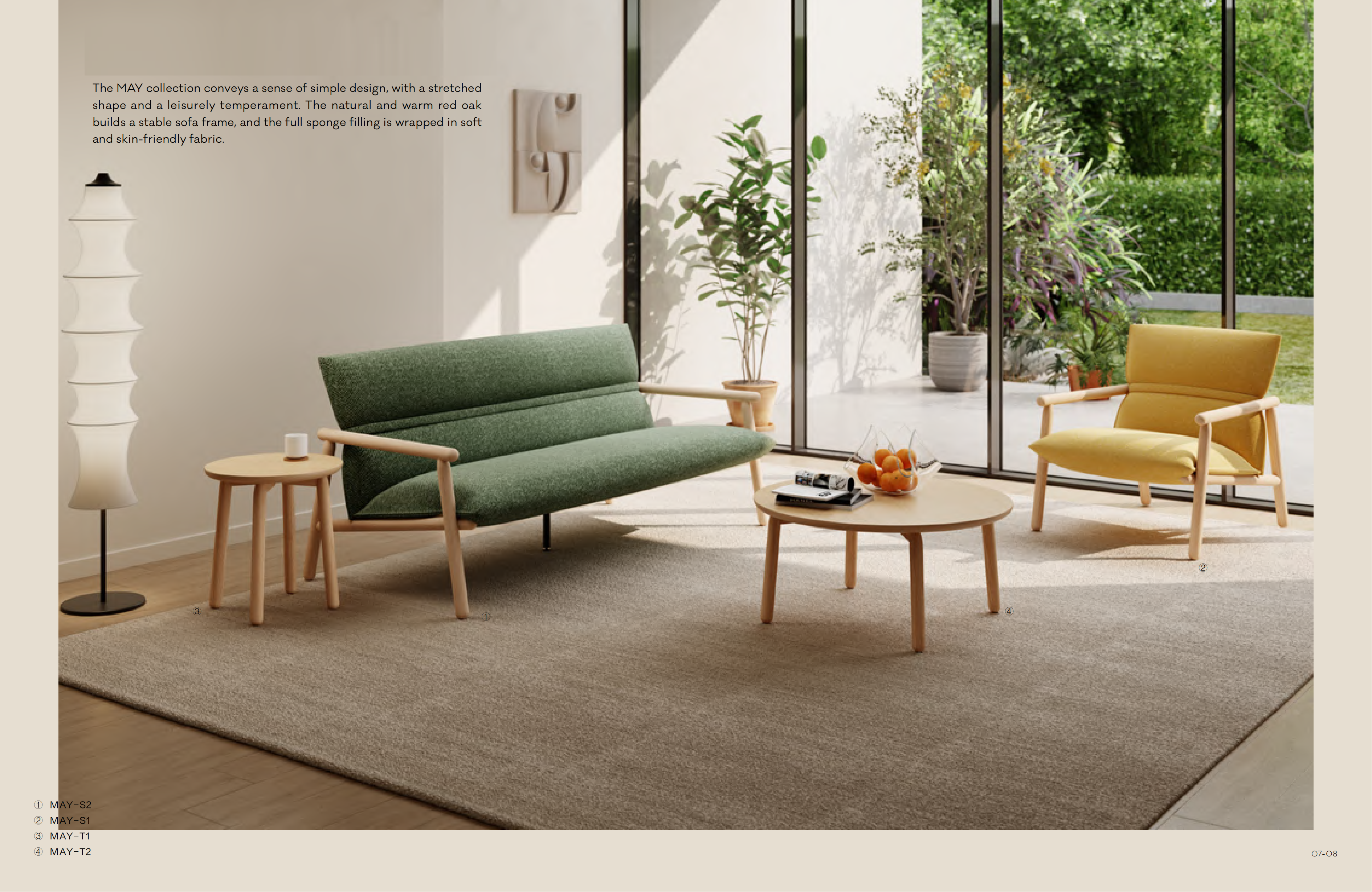 MAY series sofa - Indoor and Outdoor Furniture | CHEERFUL Kenya detail view