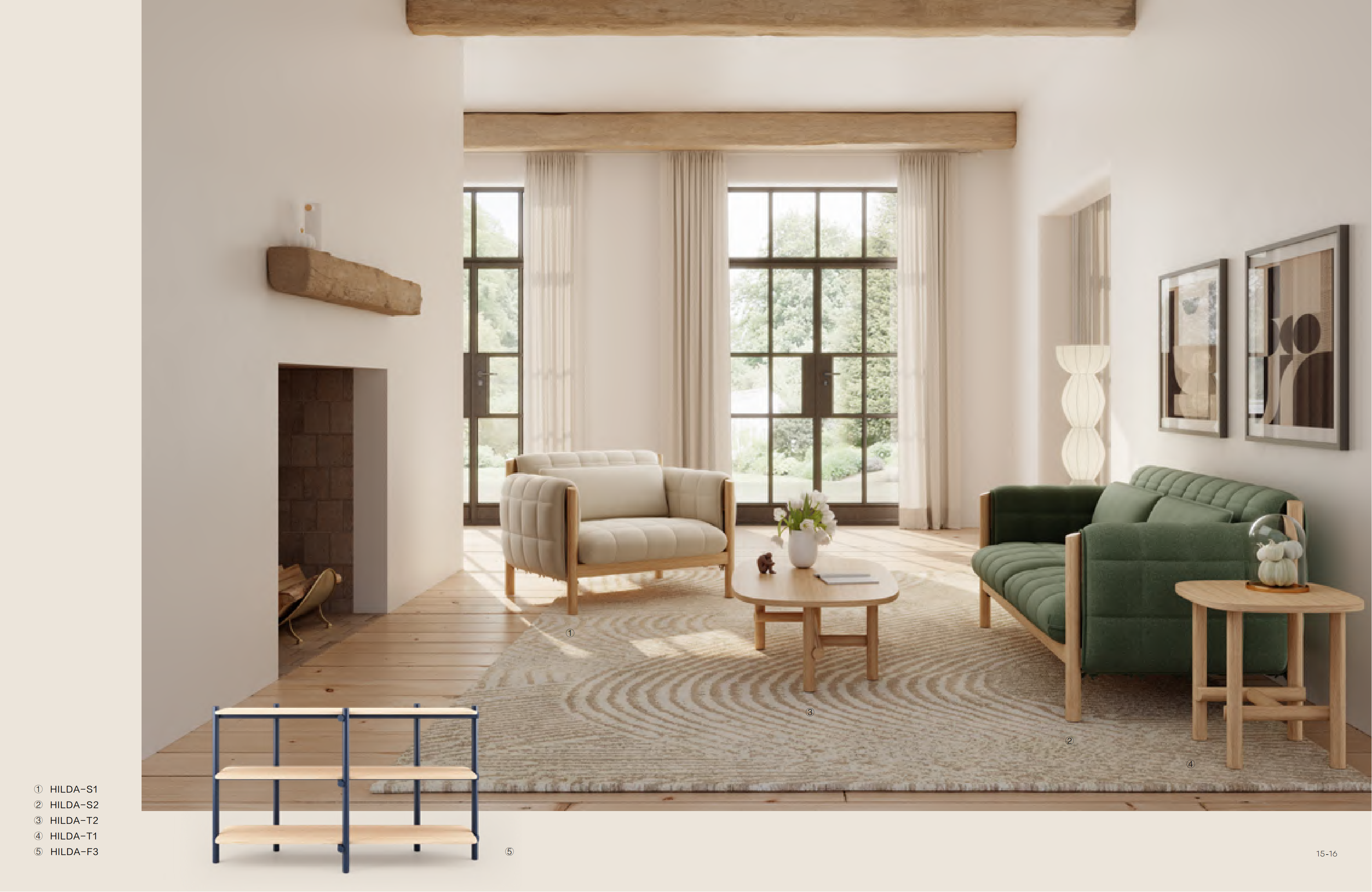 HILDA series sofa - Indoor and Outdoor Furniture | CHEERFUL Kenya image 2 detail view