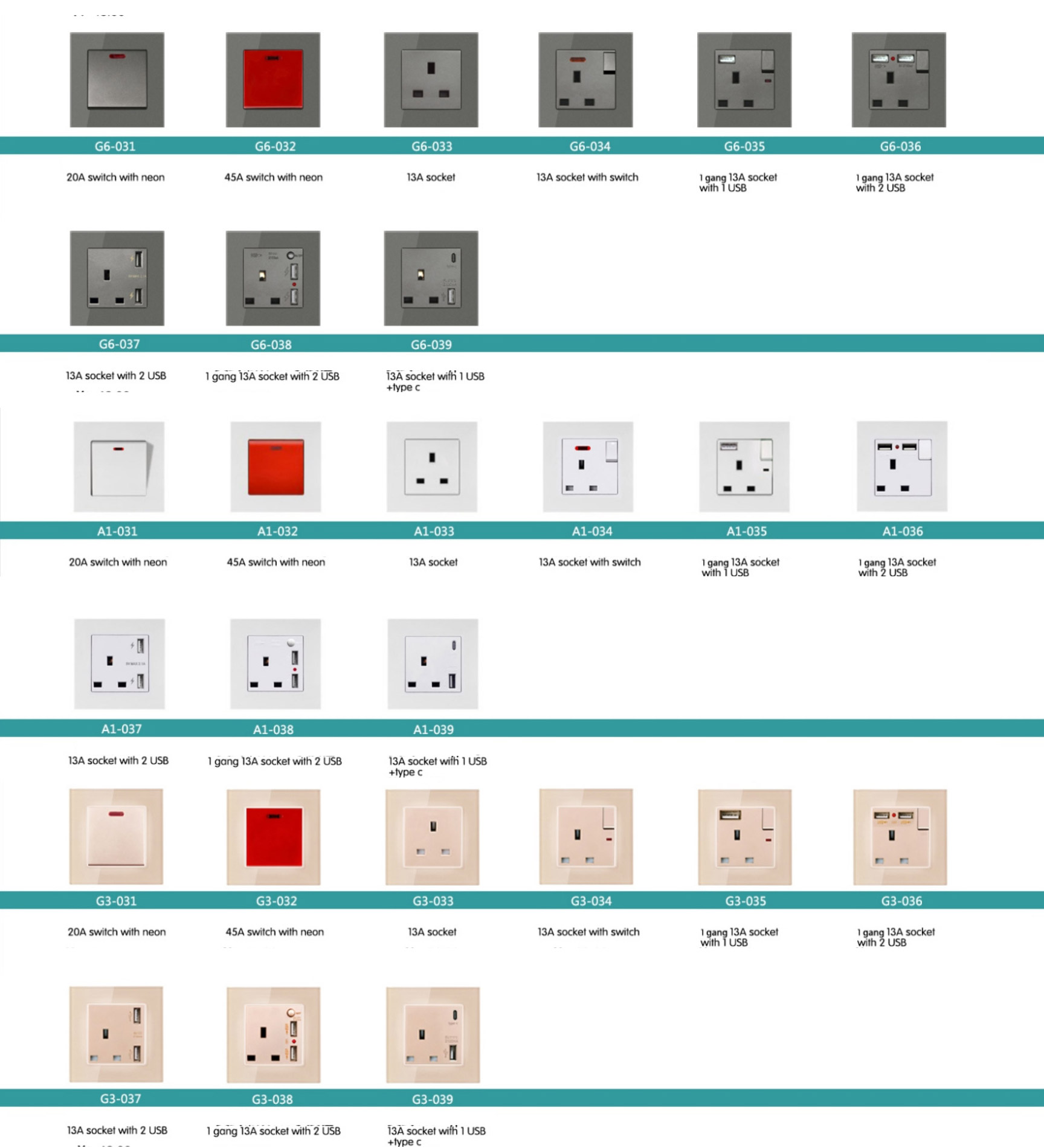 Socket and switch - Hardware & Fittings | CHEERFUL Kenya detail view
