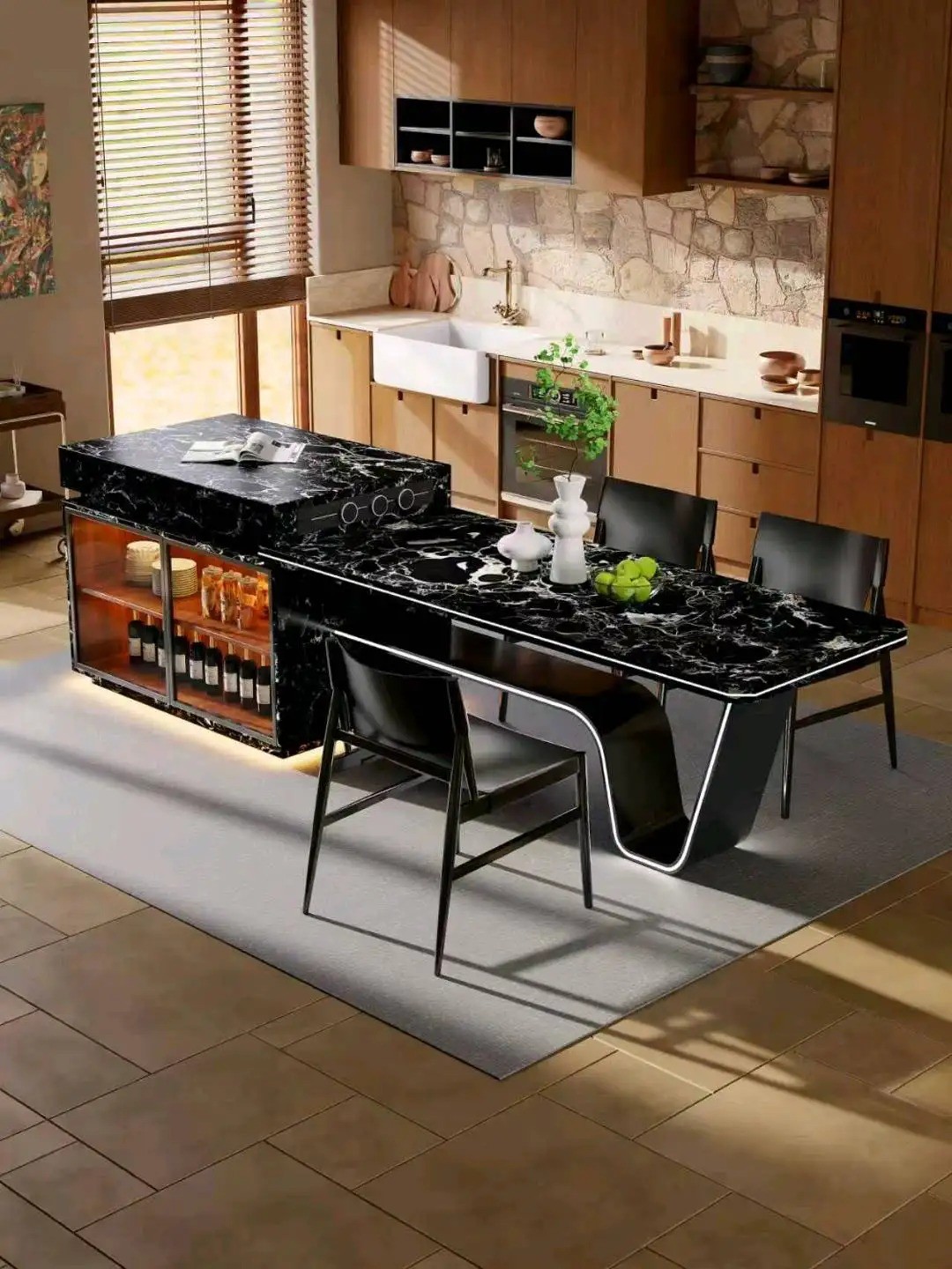 Island Dragon Head up Series - Custom Kitchen Cabinets & Countertop | CHEERFUL Kenya image 8 detail view