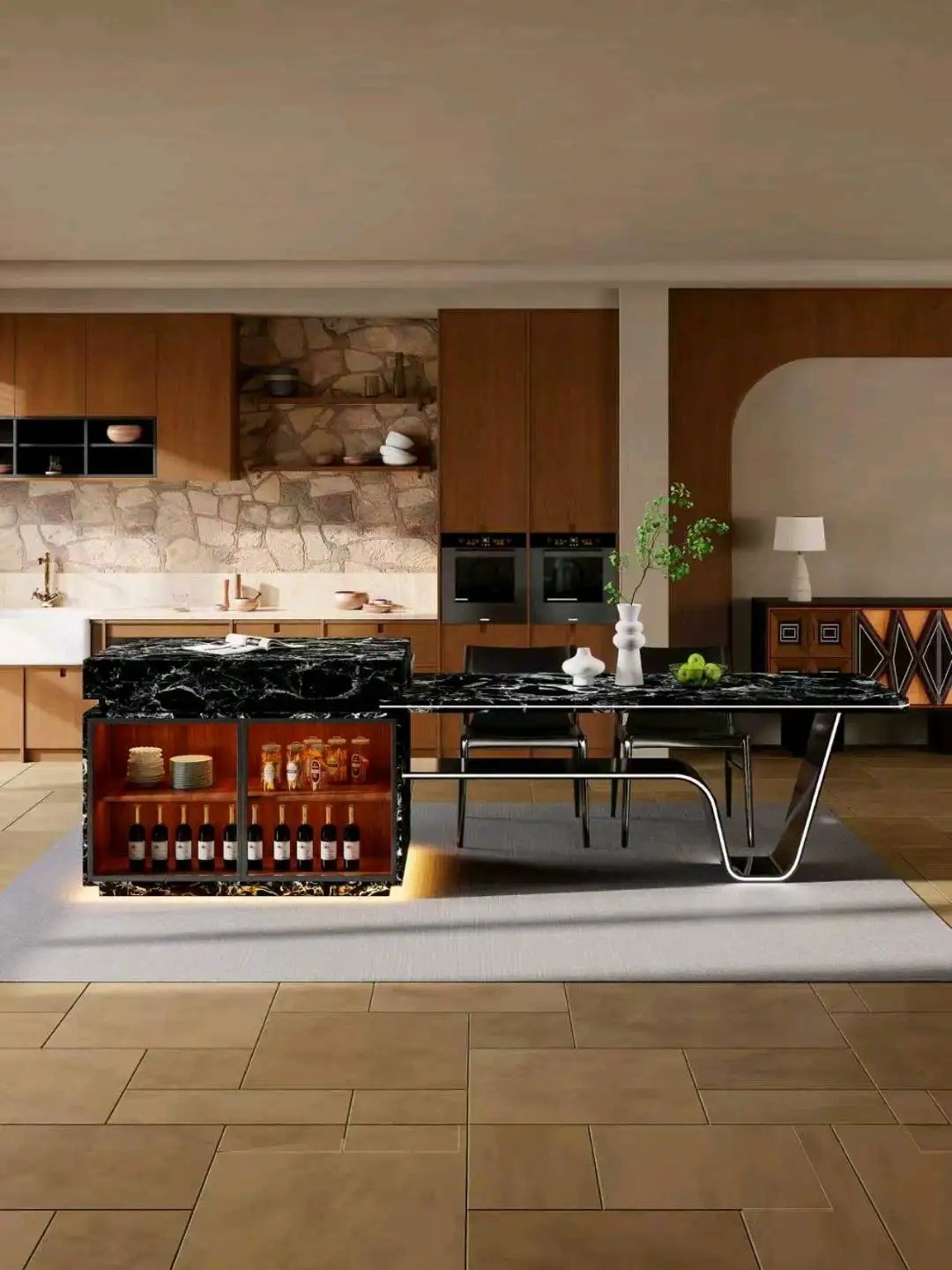 Island Dragon Head up Series - Custom Kitchen Cabinets & Countertop | CHEERFUL Kenya image 10 detail view