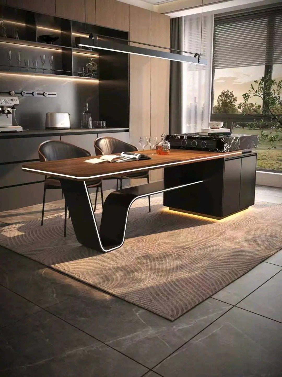 Island Dragon Head up Series - Custom Kitchen Cabinets & Countertop | CHEERFUL Kenya image 13 detail view