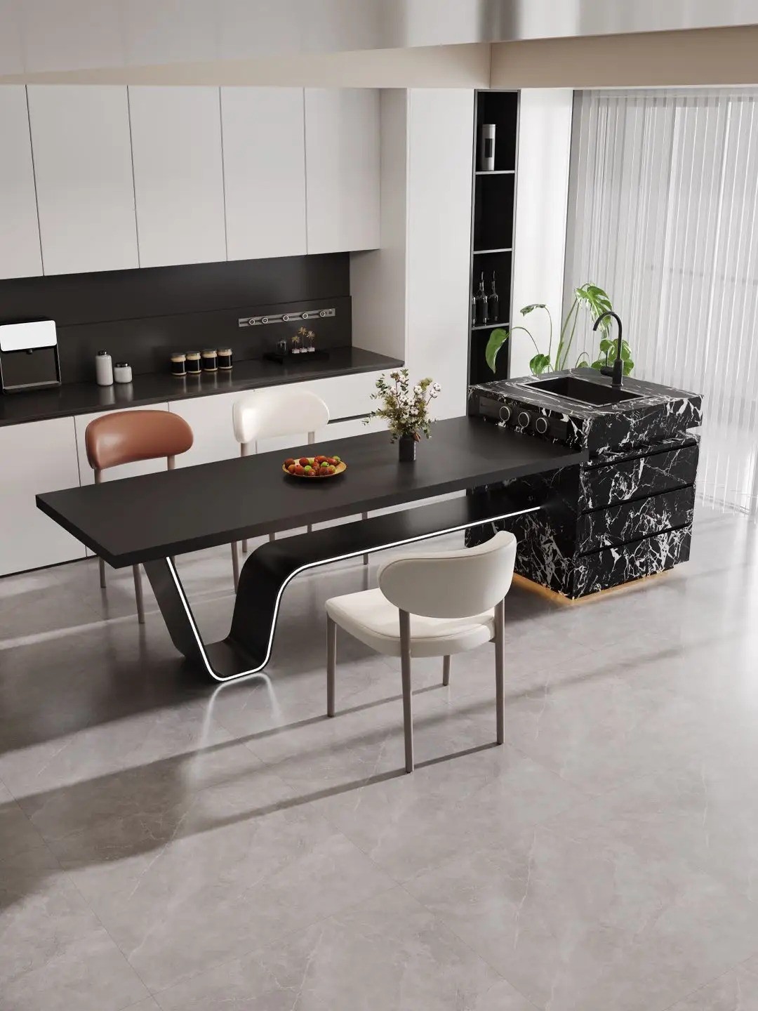 Island Dragon Head up Series - Custom Kitchen Cabinets & Countertop | CHEERFUL Kenya image 34 detail view