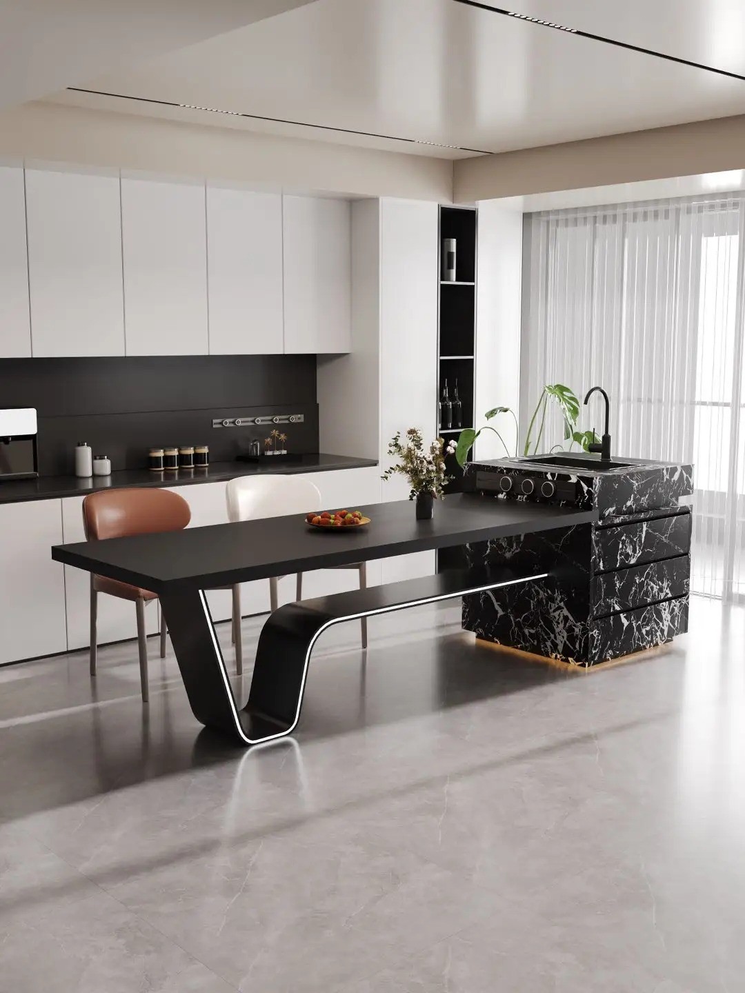 Island Dragon Head up Series - Custom Kitchen Cabinets & Countertop | CHEERFUL Kenya image 35 detail view