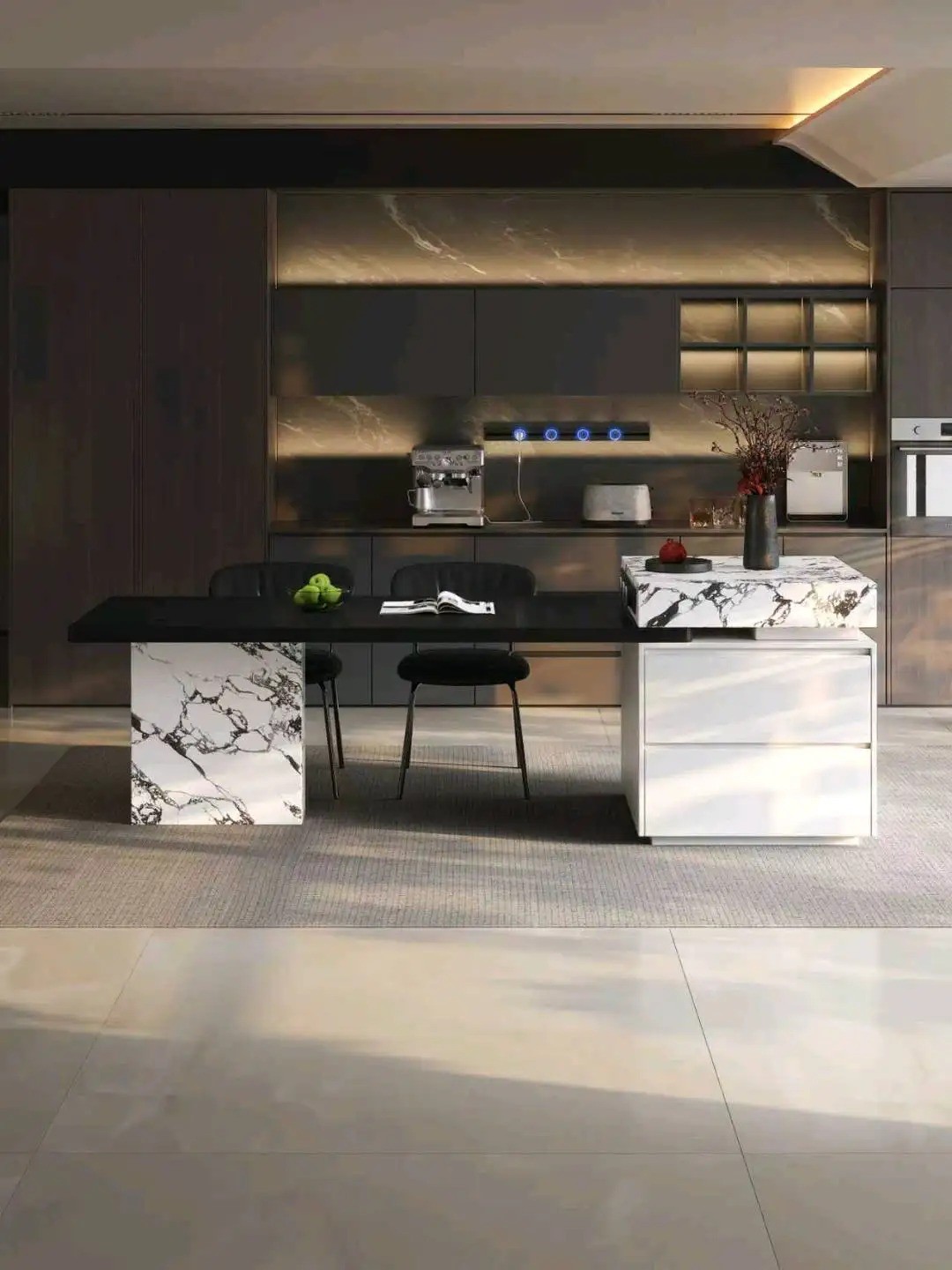 Island Table High-Low Series - Custom Kitchen Cabinets & Countertop | CHEERFUL Kenya image 26 detail view