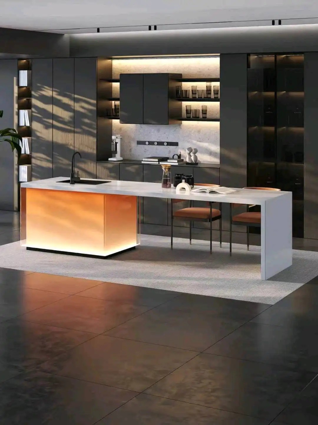 Island Table Flush Series - Custom Kitchen Cabinets & Countertop | CHEERFUL Kenya image 7 detail view