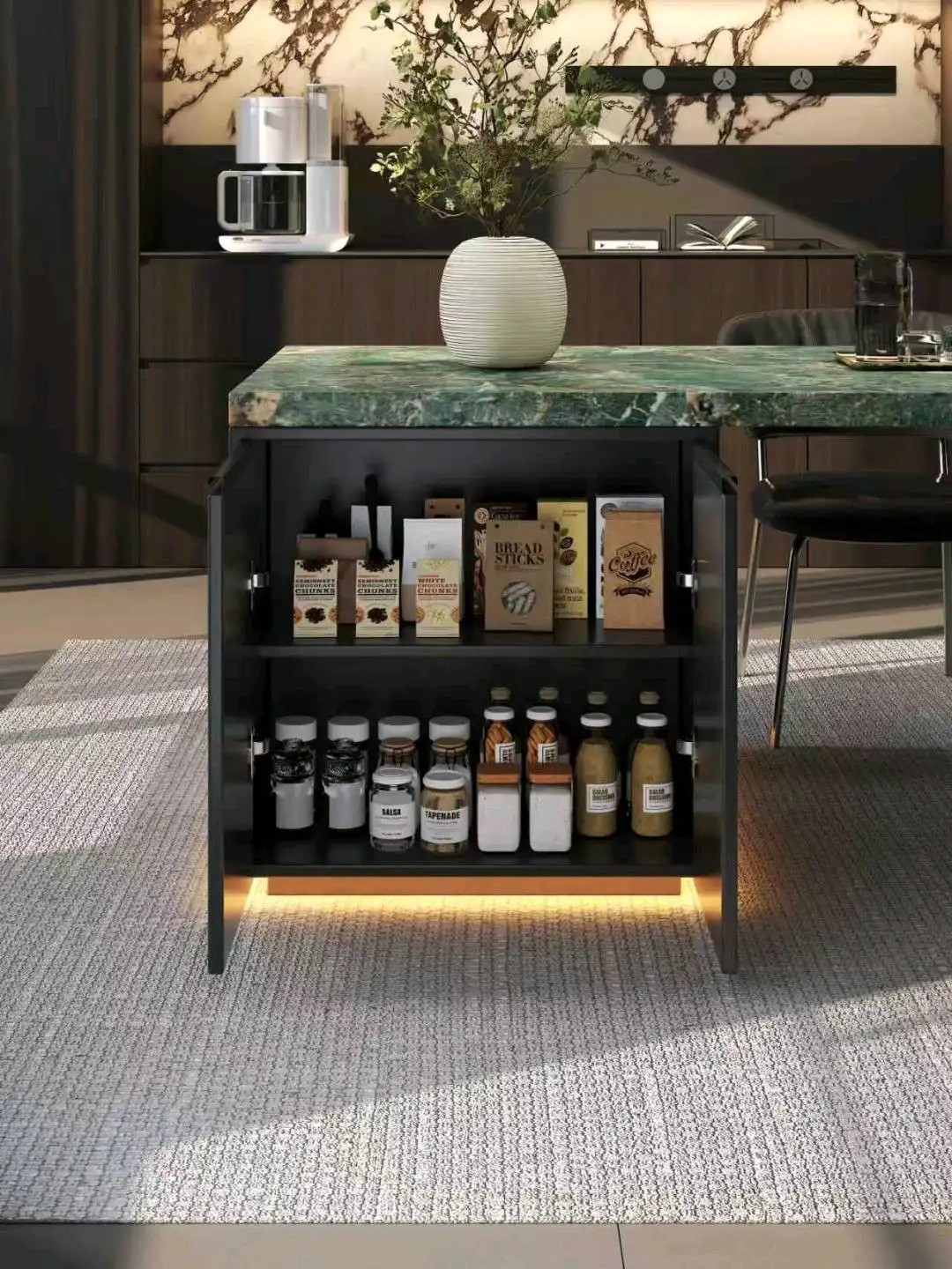 Island Table Flush Series - Custom Kitchen Cabinets & Countertop | CHEERFUL Kenya image 11 detail view