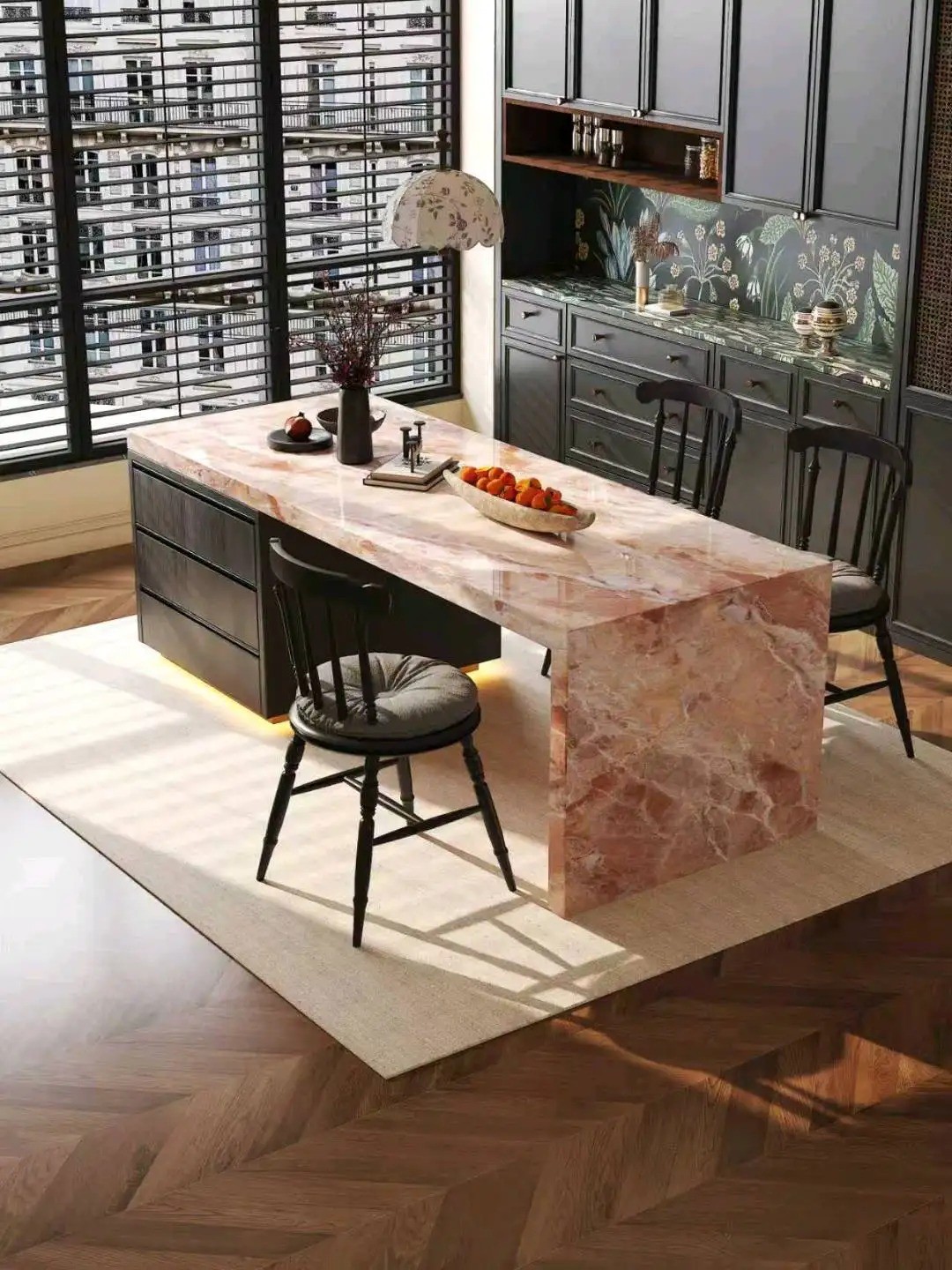 Island Table Flush Series - Custom Kitchen Cabinets & Countertop | CHEERFUL Kenya image 12 detail view