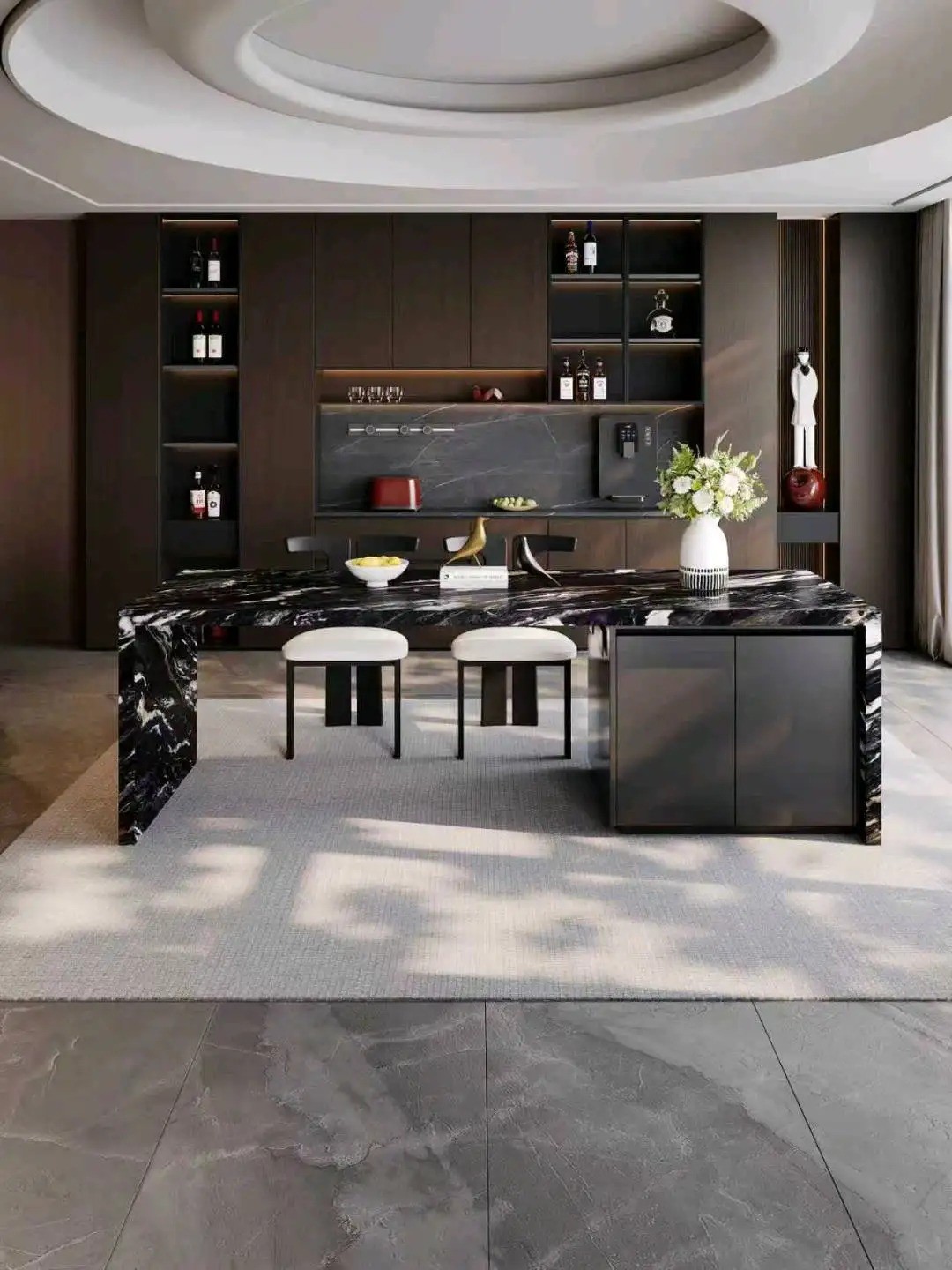 Island Table Flush Series - Custom Kitchen Cabinets & Countertop | CHEERFUL Kenya image 26 detail view
