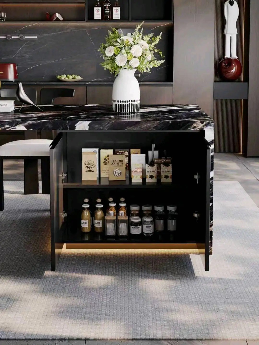 Island Table Flush Series - Custom Kitchen Cabinets & Countertop | CHEERFUL Kenya image 27 detail view