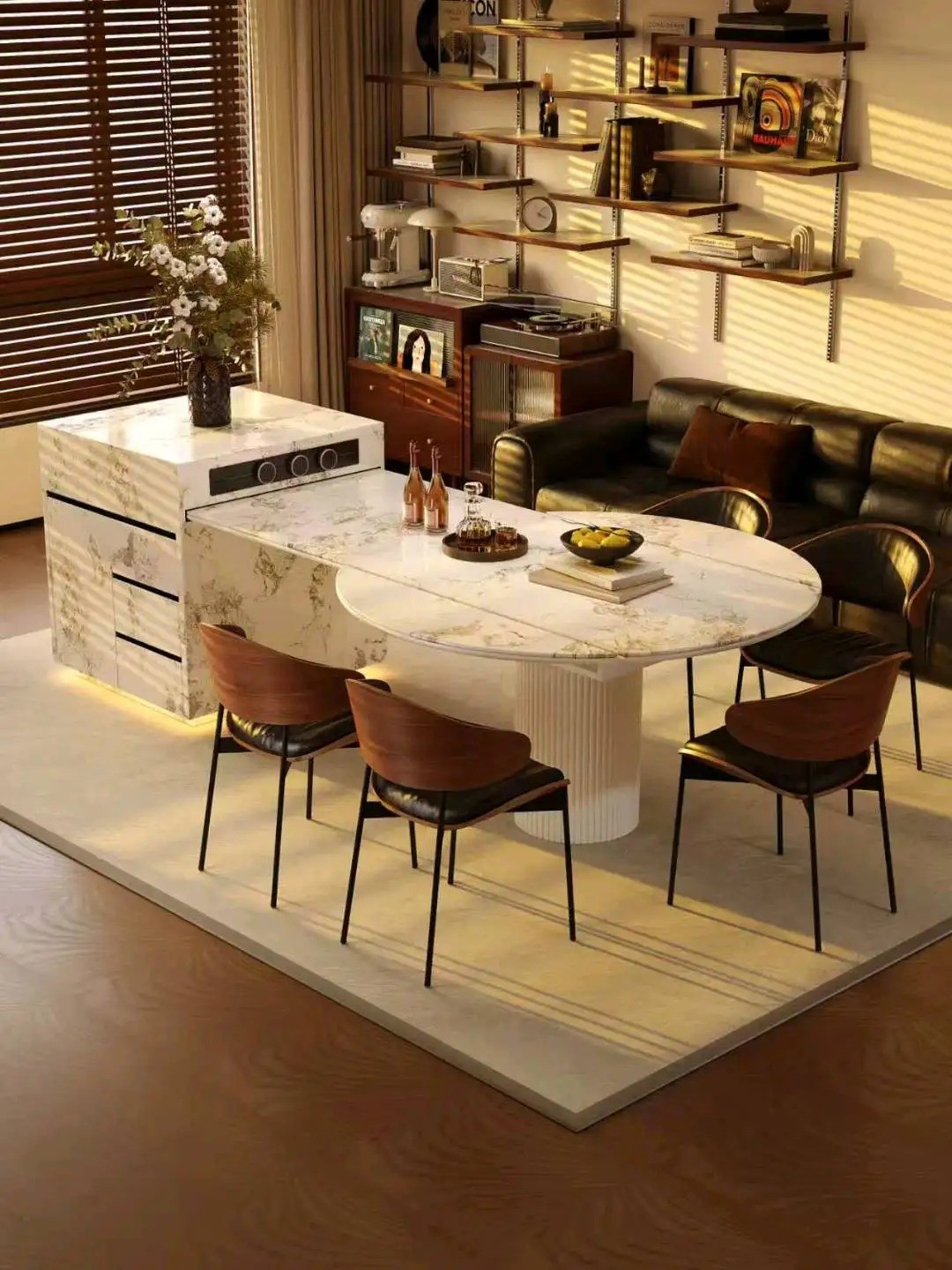 Island Round Table Series - Custom Kitchen Cabinets & Countertop | CHEERFUL Kenya image 10 detail view