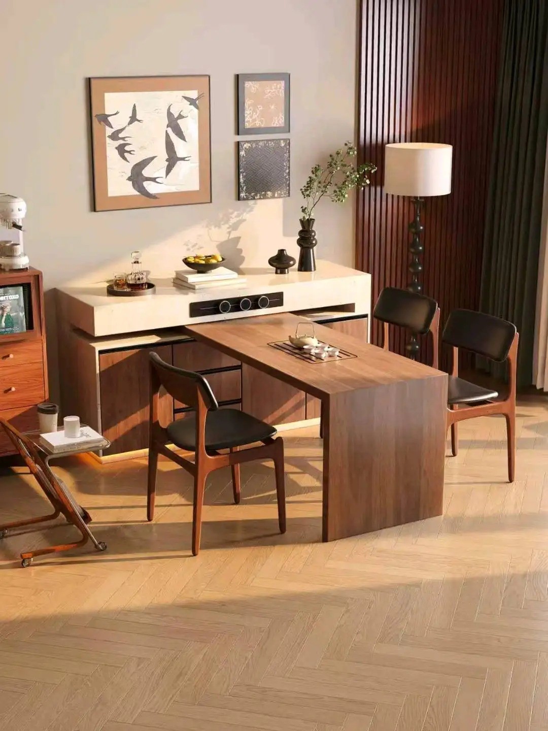 Island folding and telescopic series - Custom Kitchen Cabinets & Countertop | CHEERFUL Kenya detail view