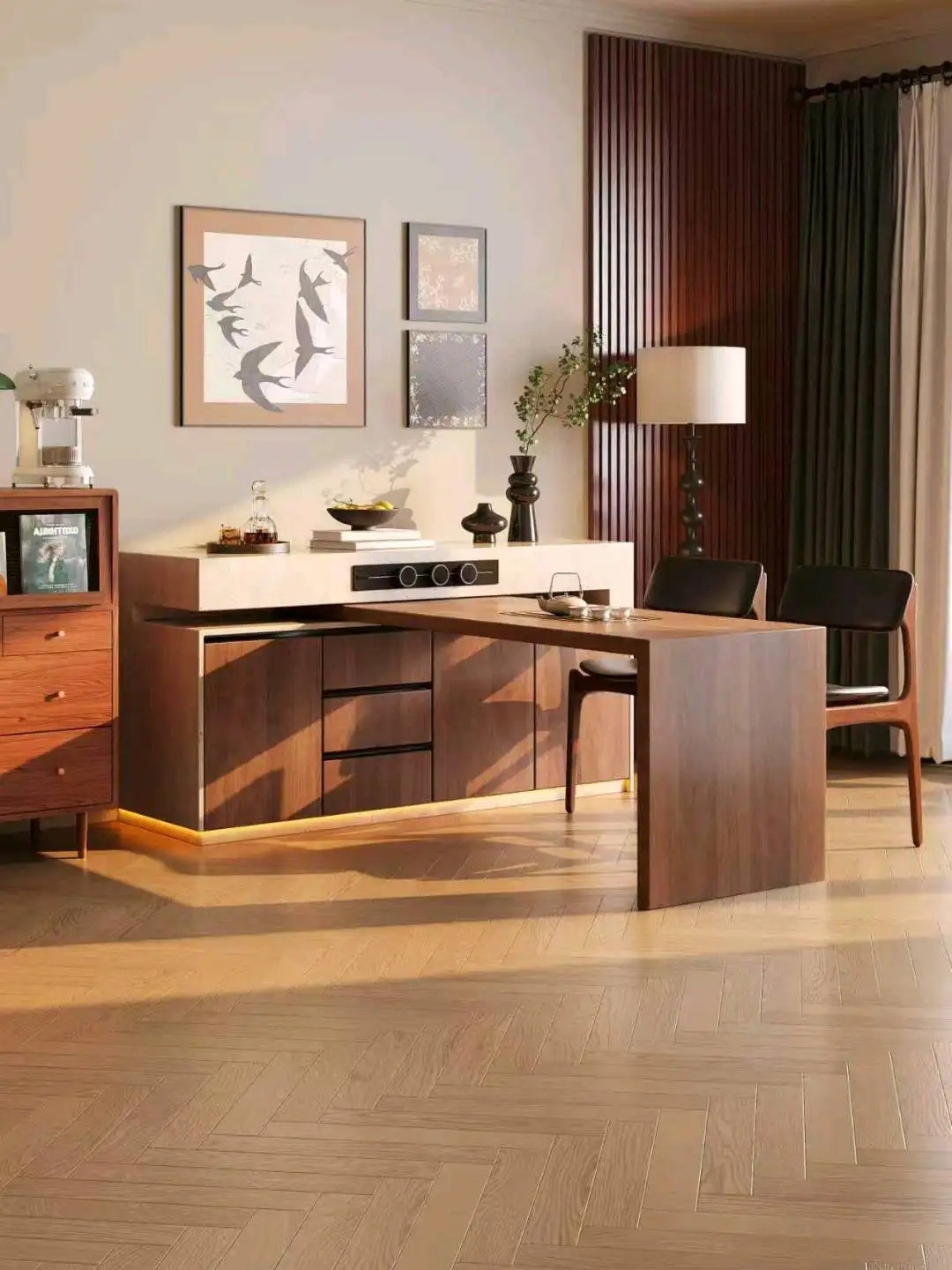 Island folding and telescopic series - Custom Kitchen Cabinets & Countertop | CHEERFUL Kenya image 2 detail view