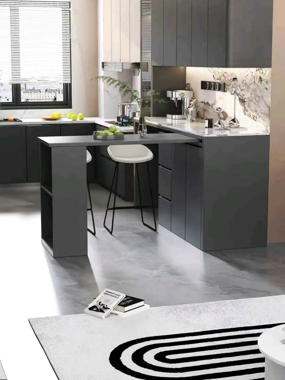Island folding and telescopic series - Custom Kitchen Cabinets & Countertop | CHEERFUL Kenya image 14 detail view