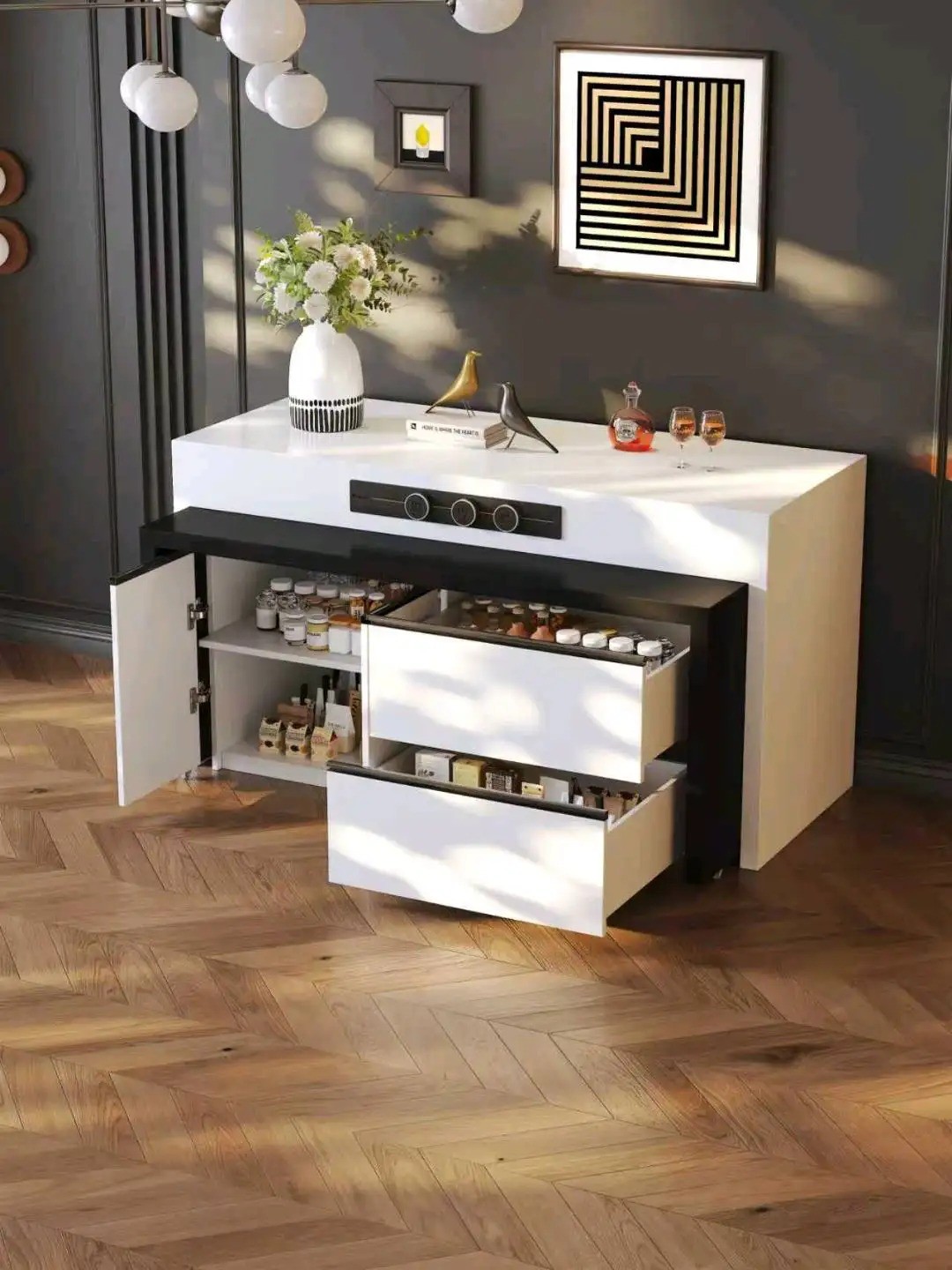 Island folding and telescopic series - Custom Kitchen Cabinets & Countertop | CHEERFUL Kenya image 23 detail view