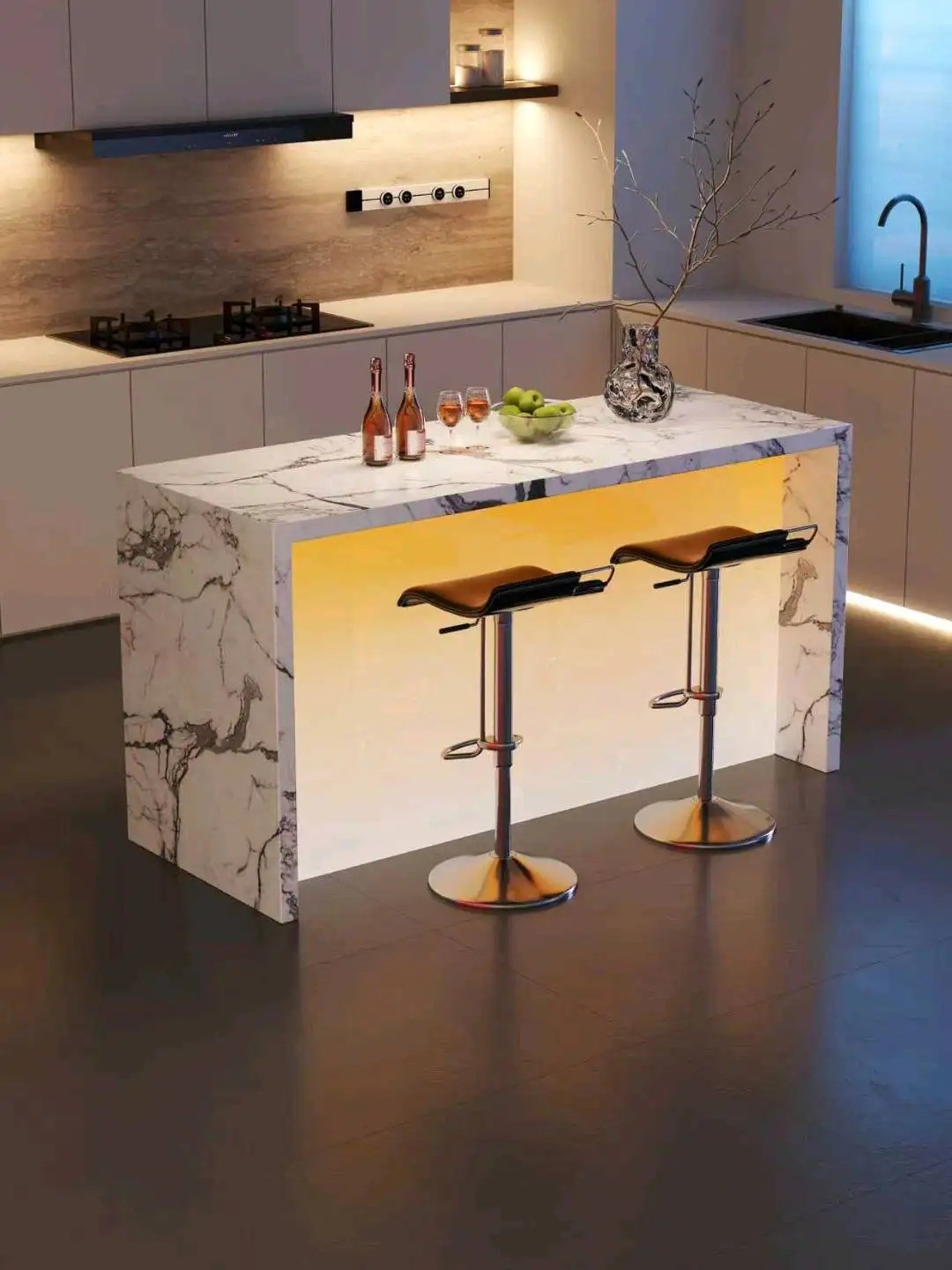 Island Bar Collection - Custom Kitchen Cabinets & Countertop | CHEERFUL Kenya image 8 detail view