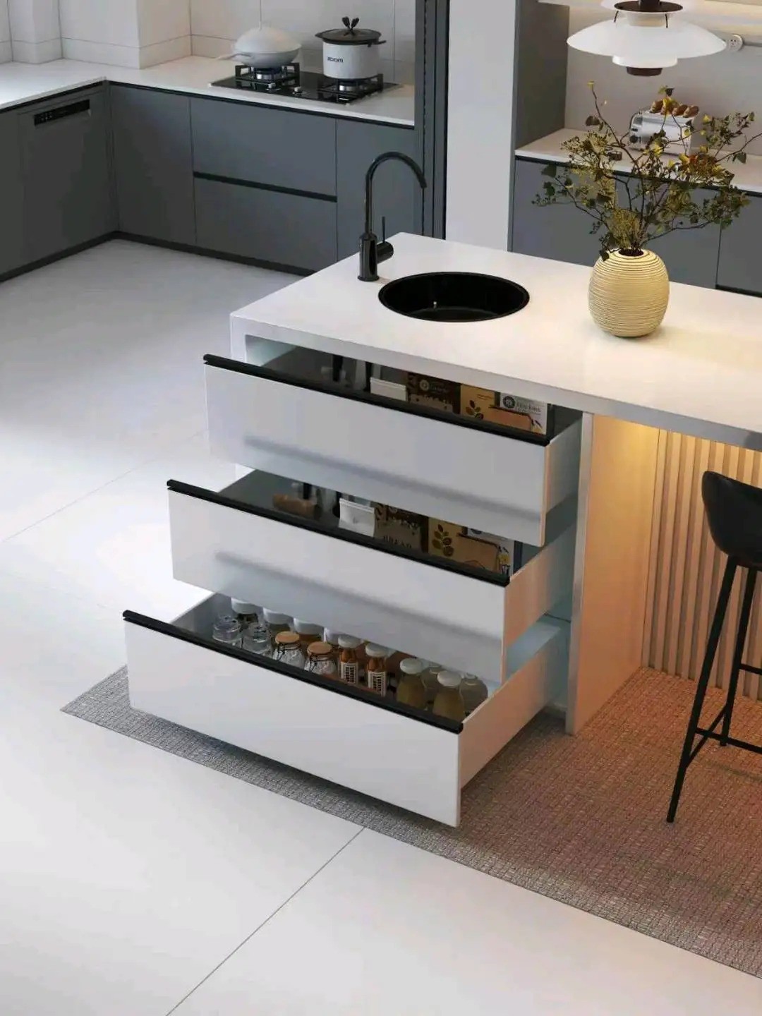 Island Bar Collection - Custom Kitchen Cabinets & Countertop | CHEERFUL Kenya image 30 detail view