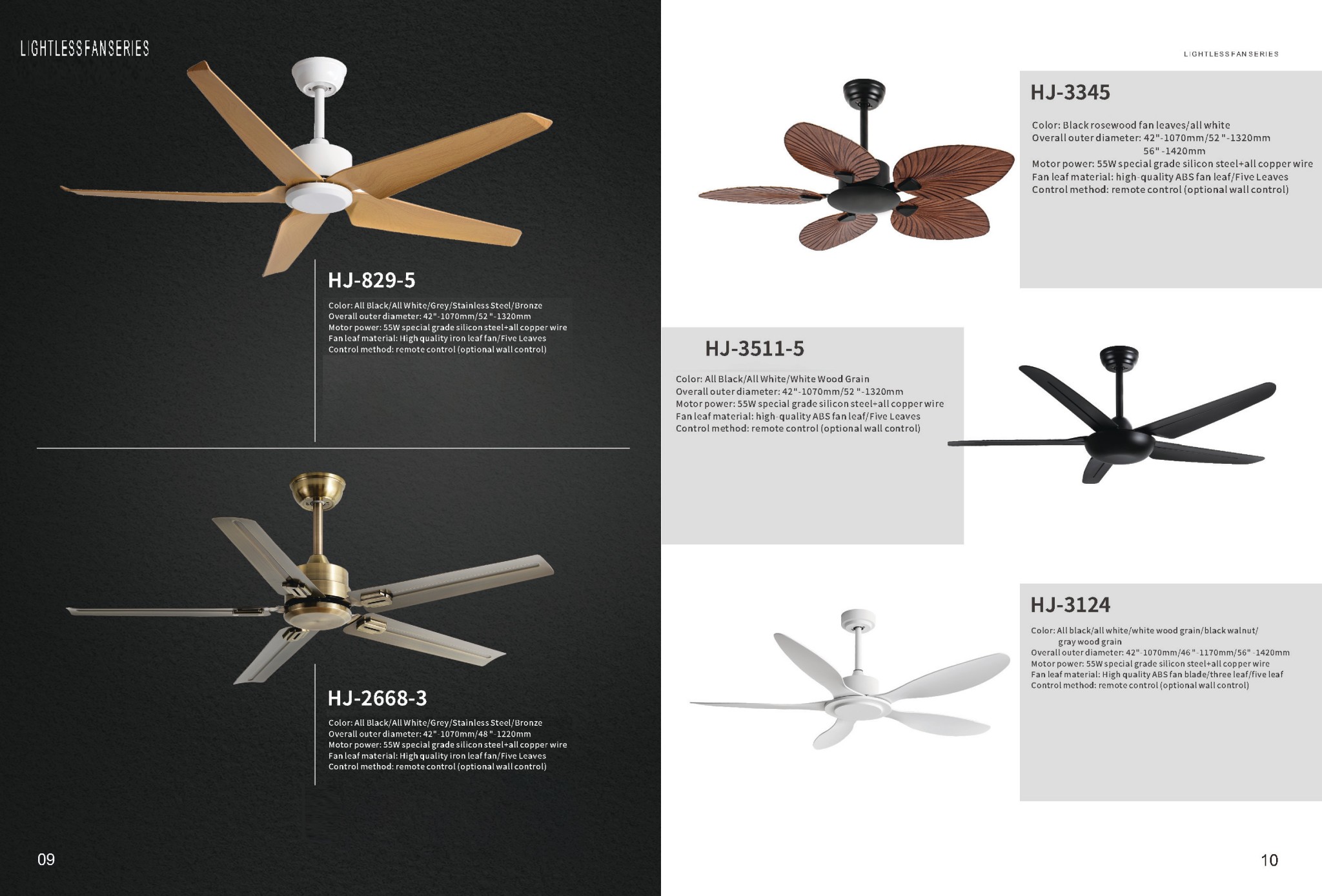 No light fan series - Ceiling Fans | CHEERFUL Kenya image 4 detail view