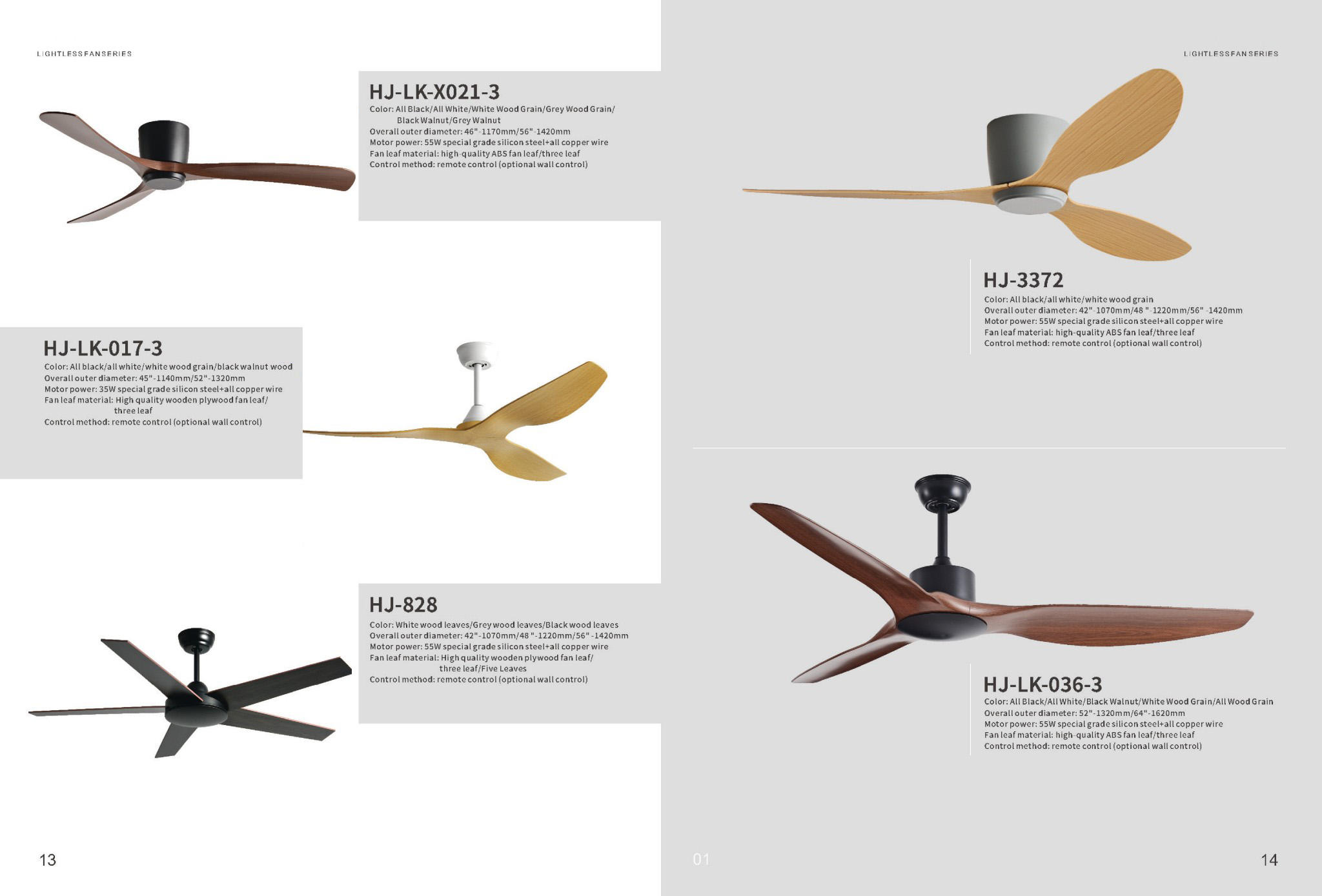 No light fan series - Ceiling Fans | CHEERFUL Kenya image 6 detail view