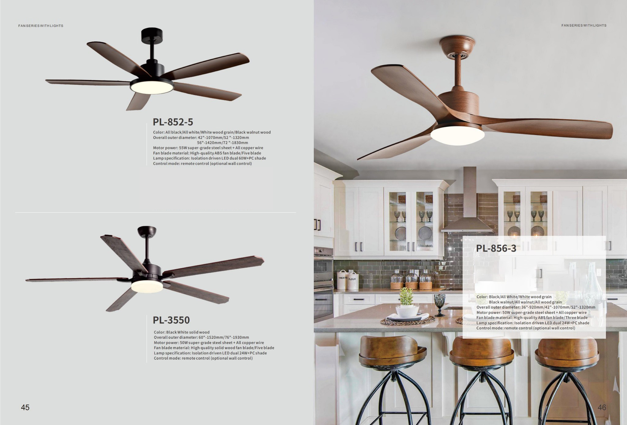 Fan light series with lights - Ceiling Fans | CHEERFUL Kenya image 7 detail view