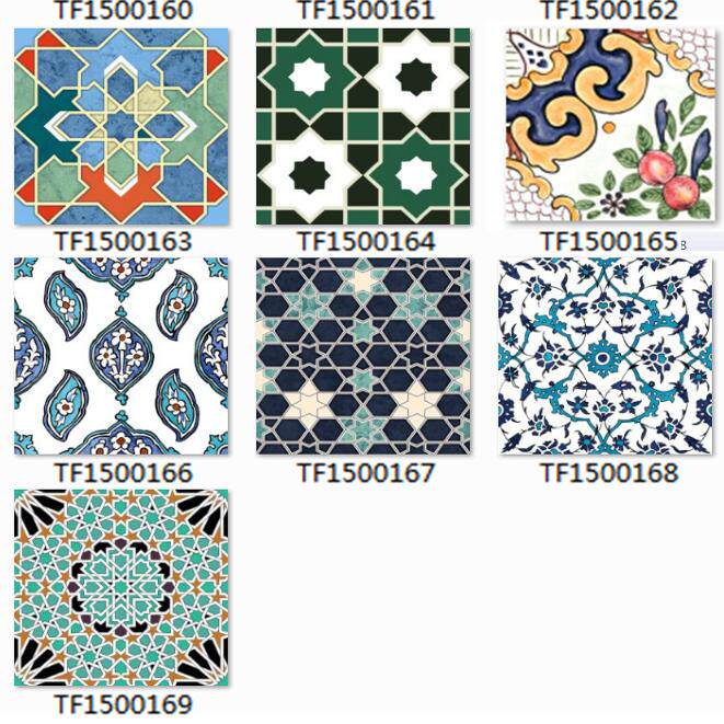 Nordic retro glazed glossy surface art small flower brick 150x150mm - Tile(Small Stone) | CHEERFUL Kenya image 4