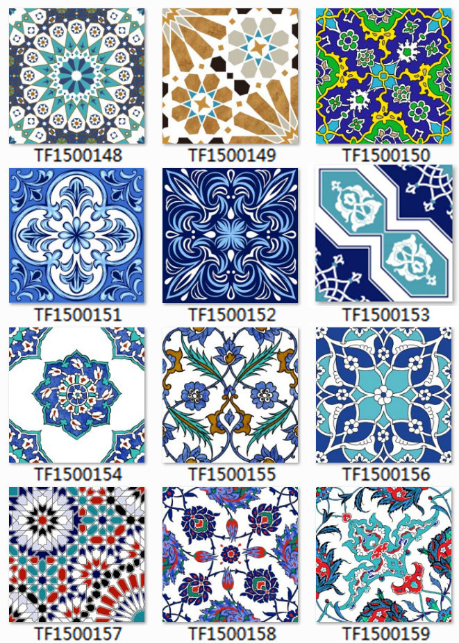 Nordic retro glazed glossy surface art small flower brick 150x150mm - Tile(Small Stone) | CHEERFUL Kenya image 4 detail view
